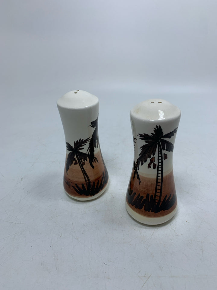 HAWAII THEME SALT/PEPPER SHAKERS.