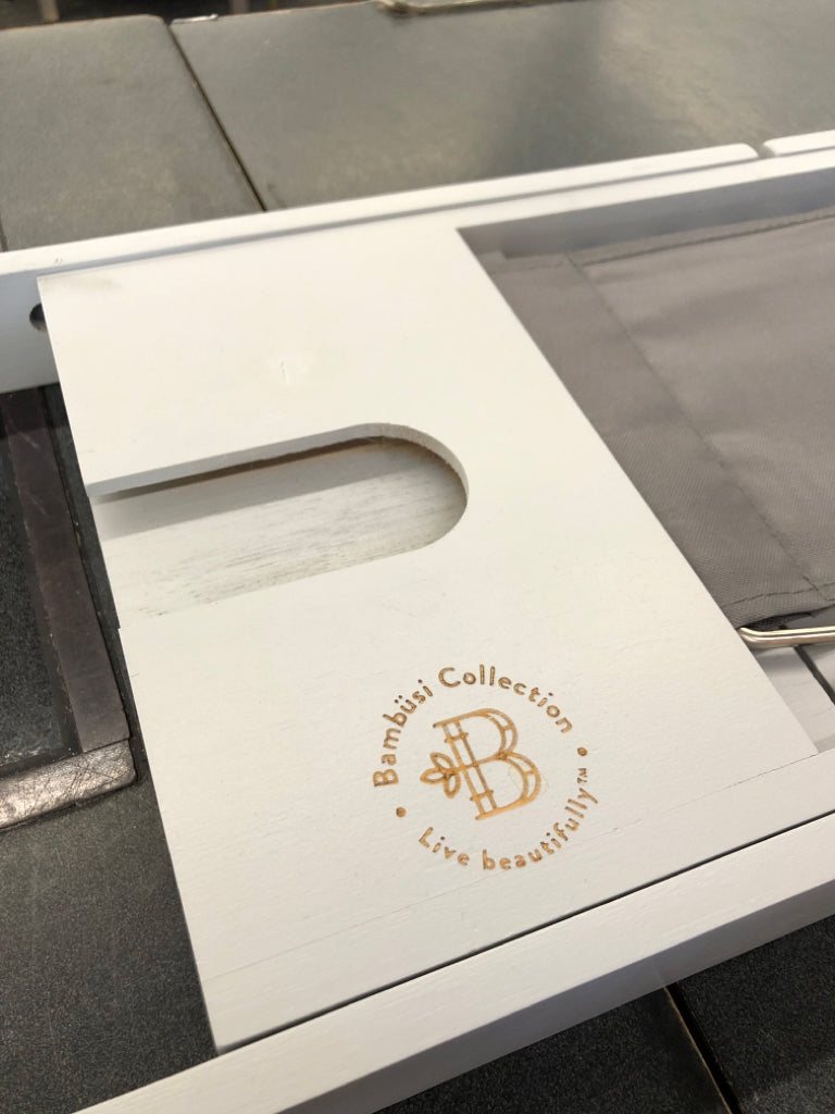 BAMBUSI GRAY BATHTUB TRAY.
