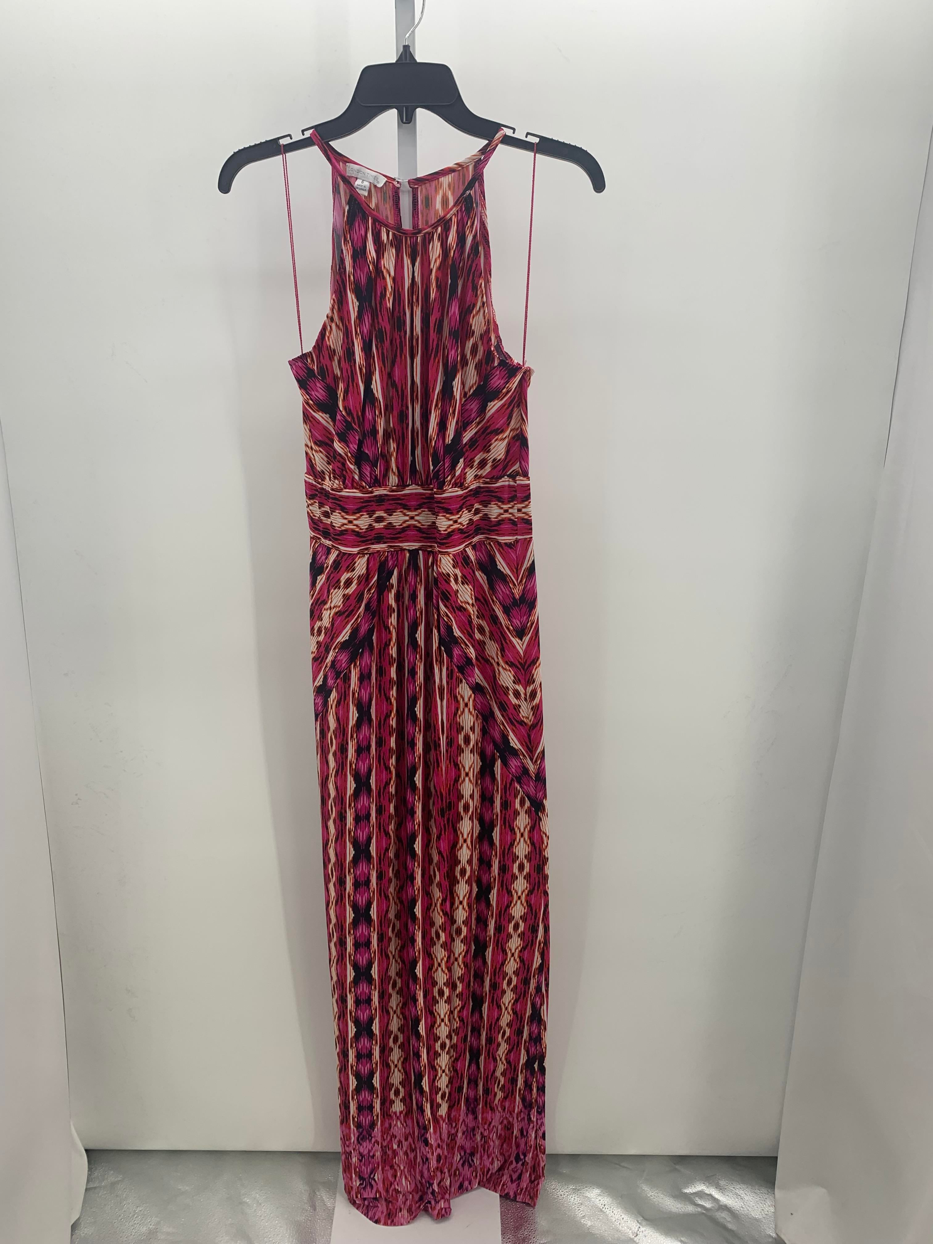 London Times Size 6 Misses Sleeveless Dress