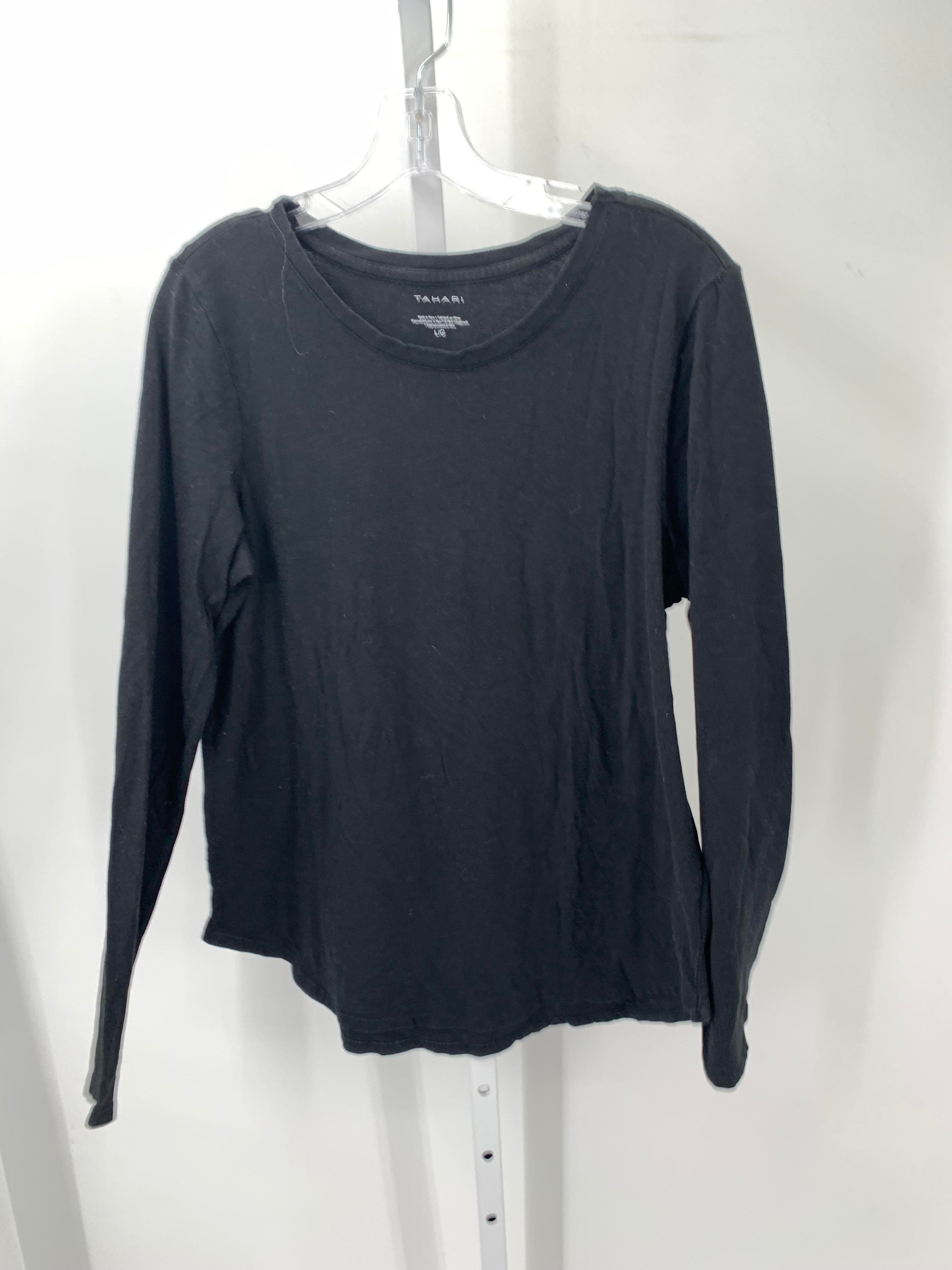 Tahari Size Large Misses Long Sleeve Shirt