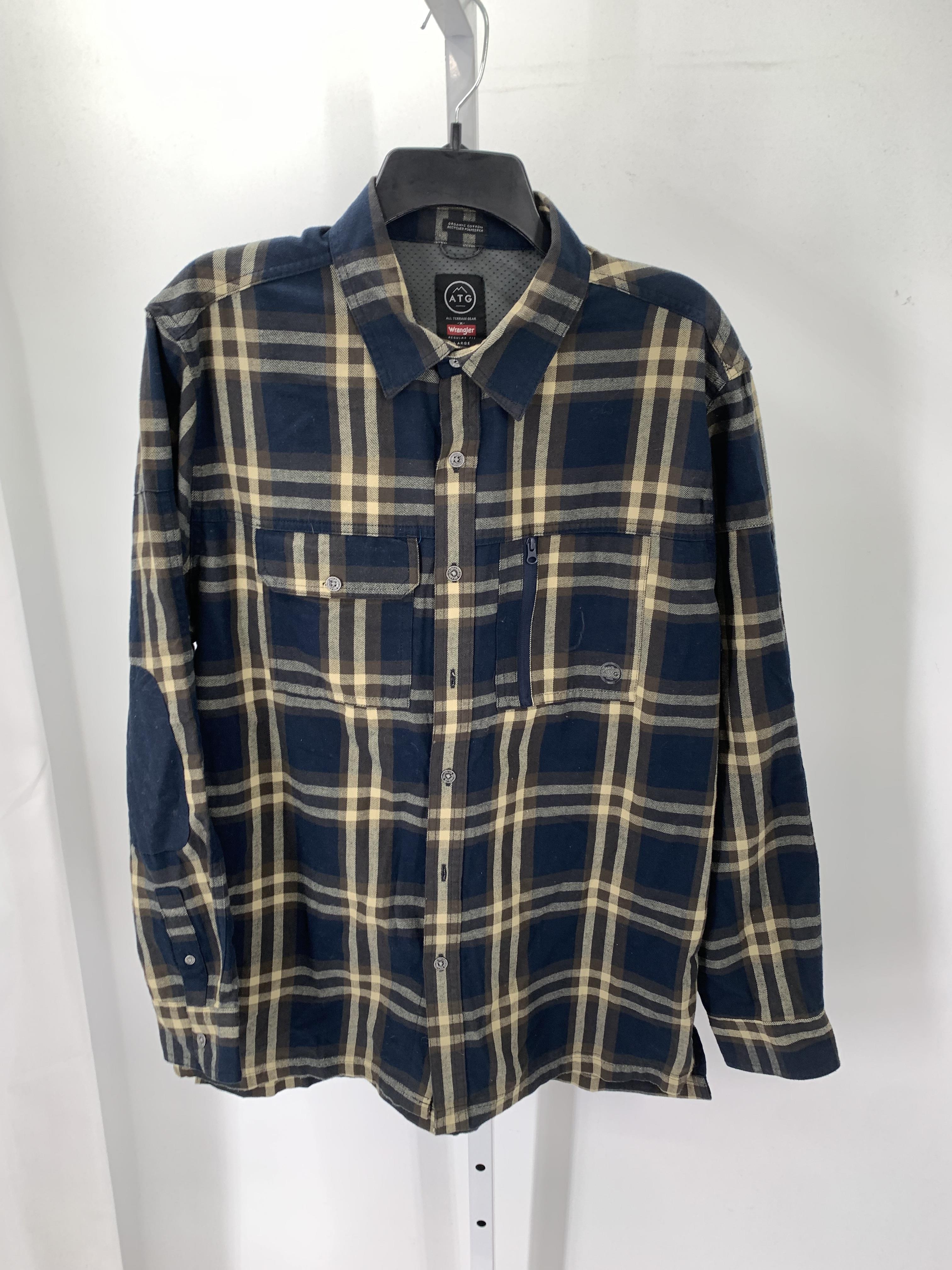 PLAID BTN DOWN
