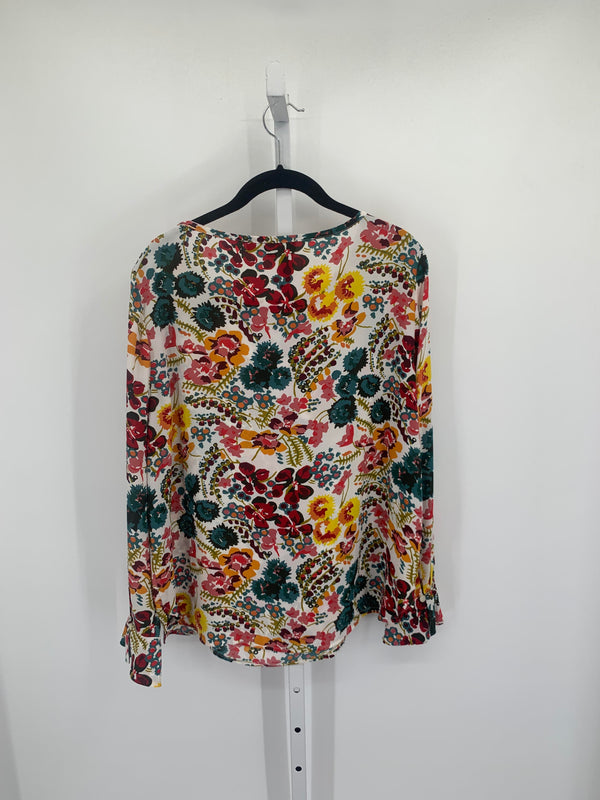 Loft Size Large Misses Long Sleeve Shirt