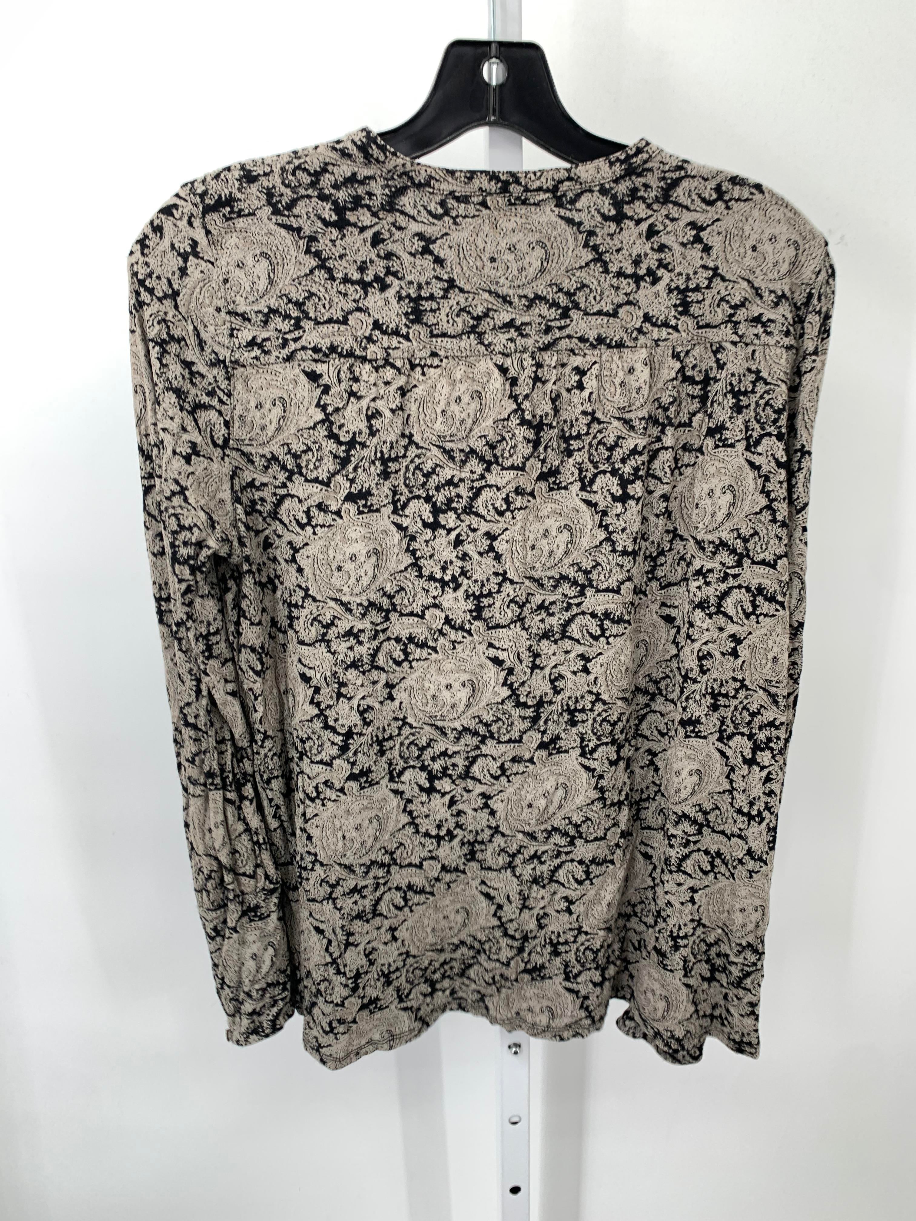 Lucky Brand Size Large Misses Long Sleeve Shirt