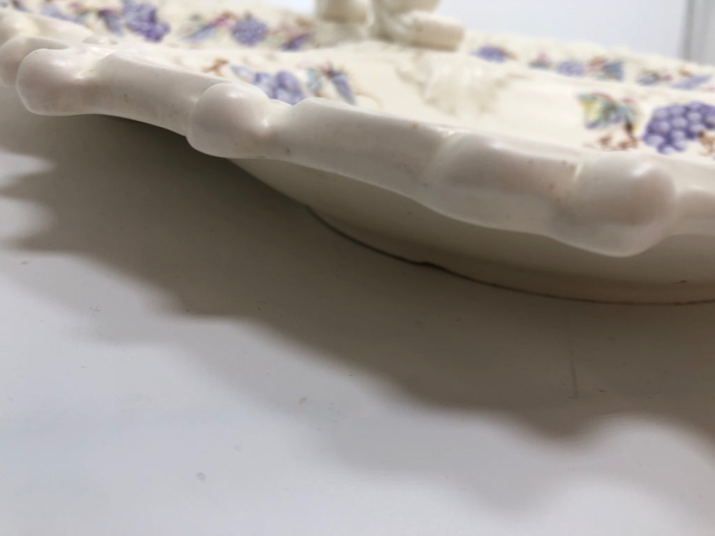VTG DIVIDED PORCELAIN SERVING TRAY.