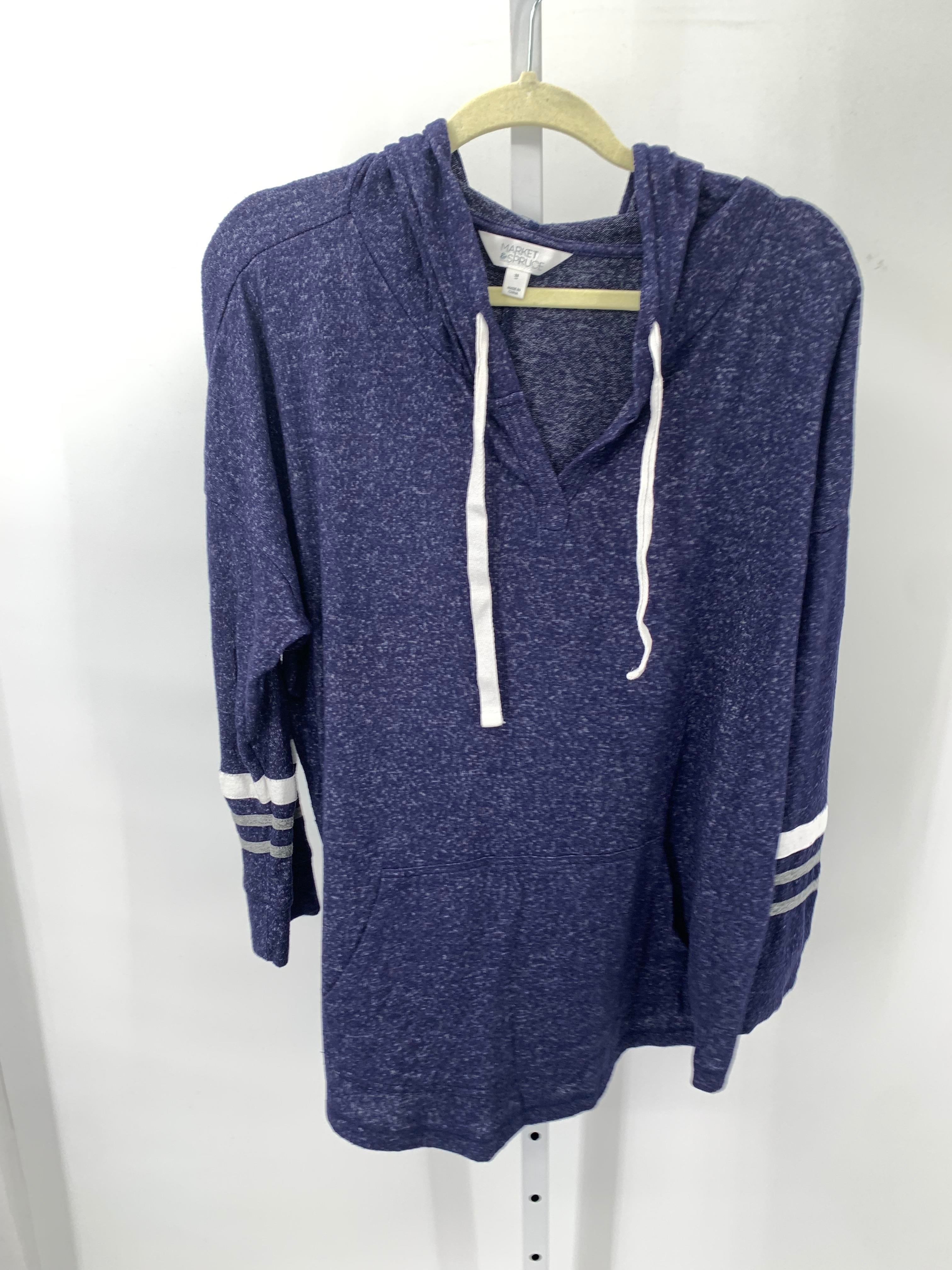 market & spruce Size 2X Womens Long Sleeve Shirt