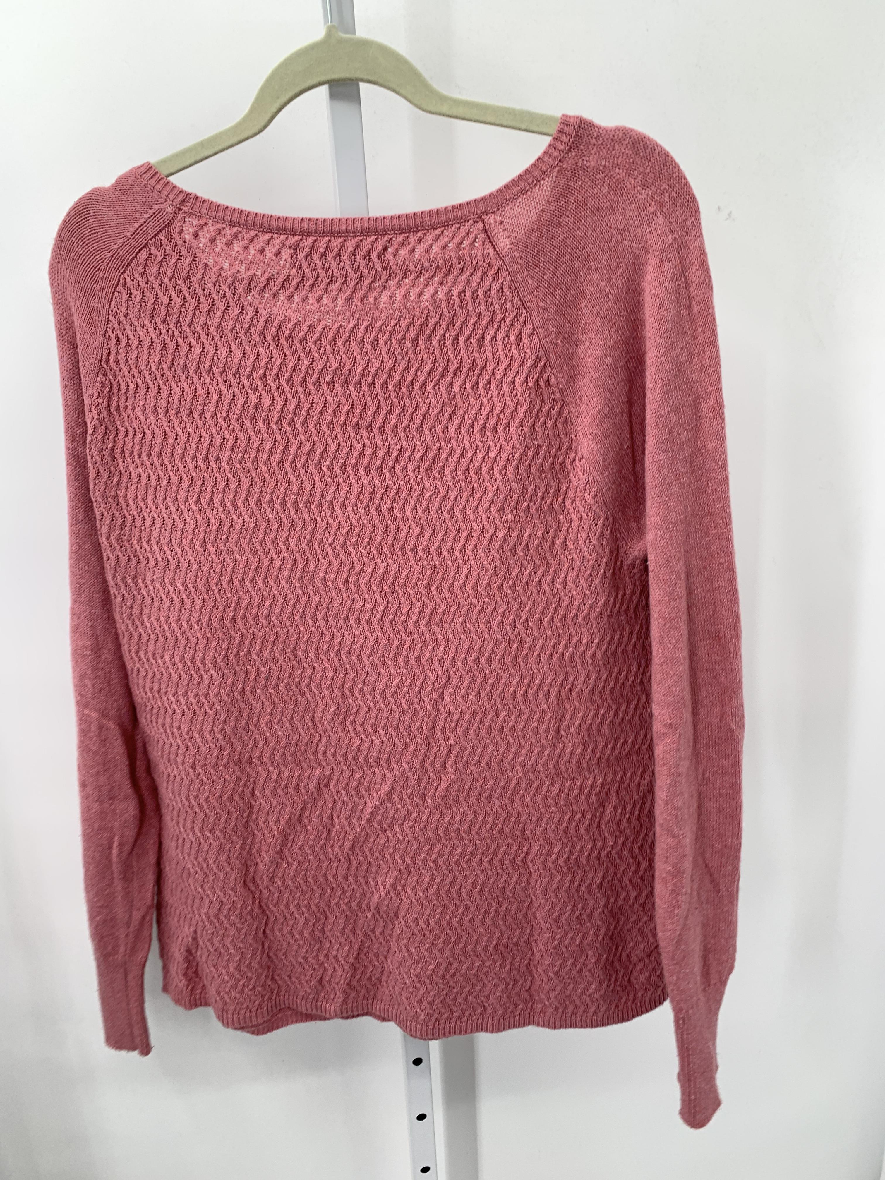 Loft Size Large Misses Long Slv Sweater