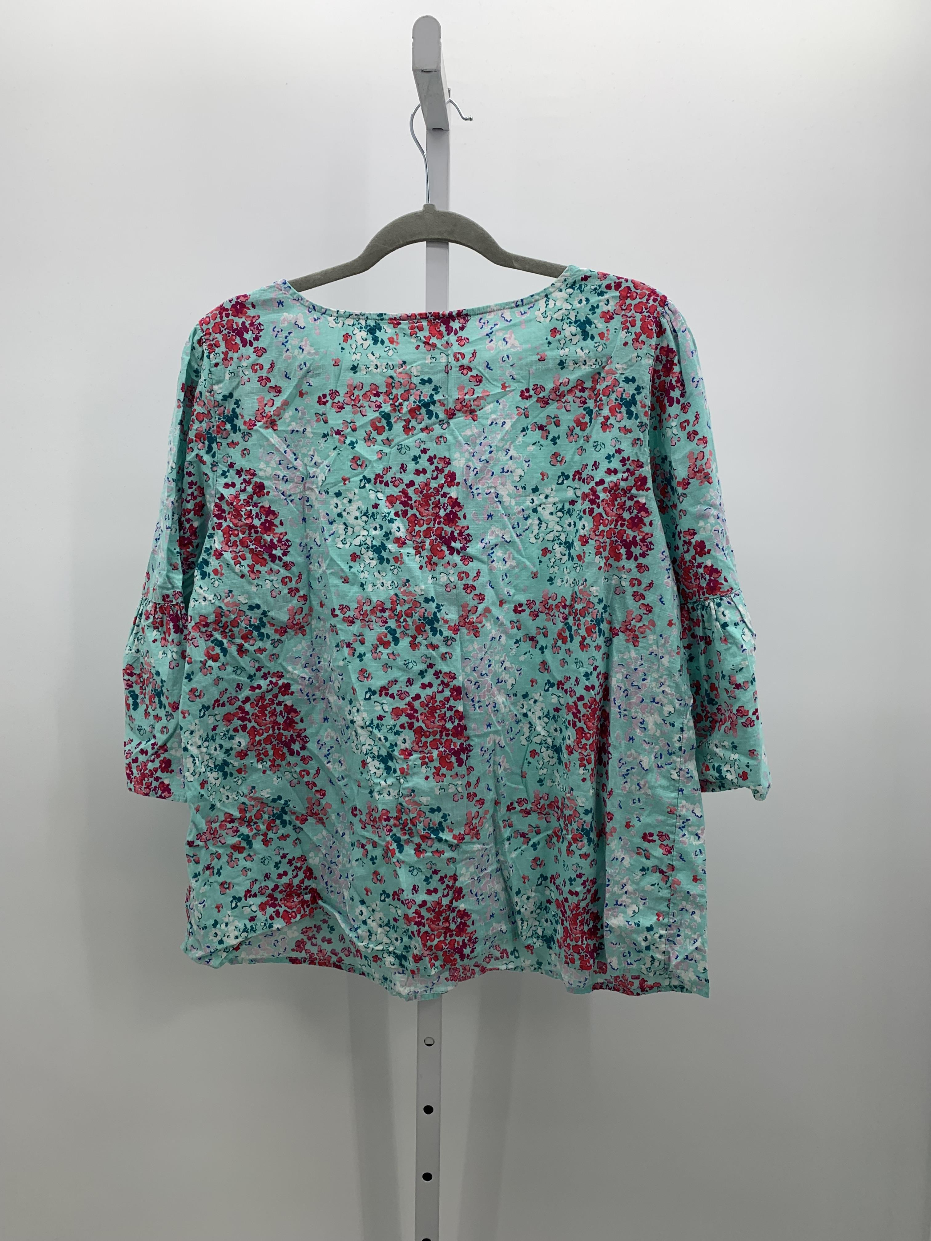 Time and Tru Size XXL Misses 3/4 Sleeve Shirt