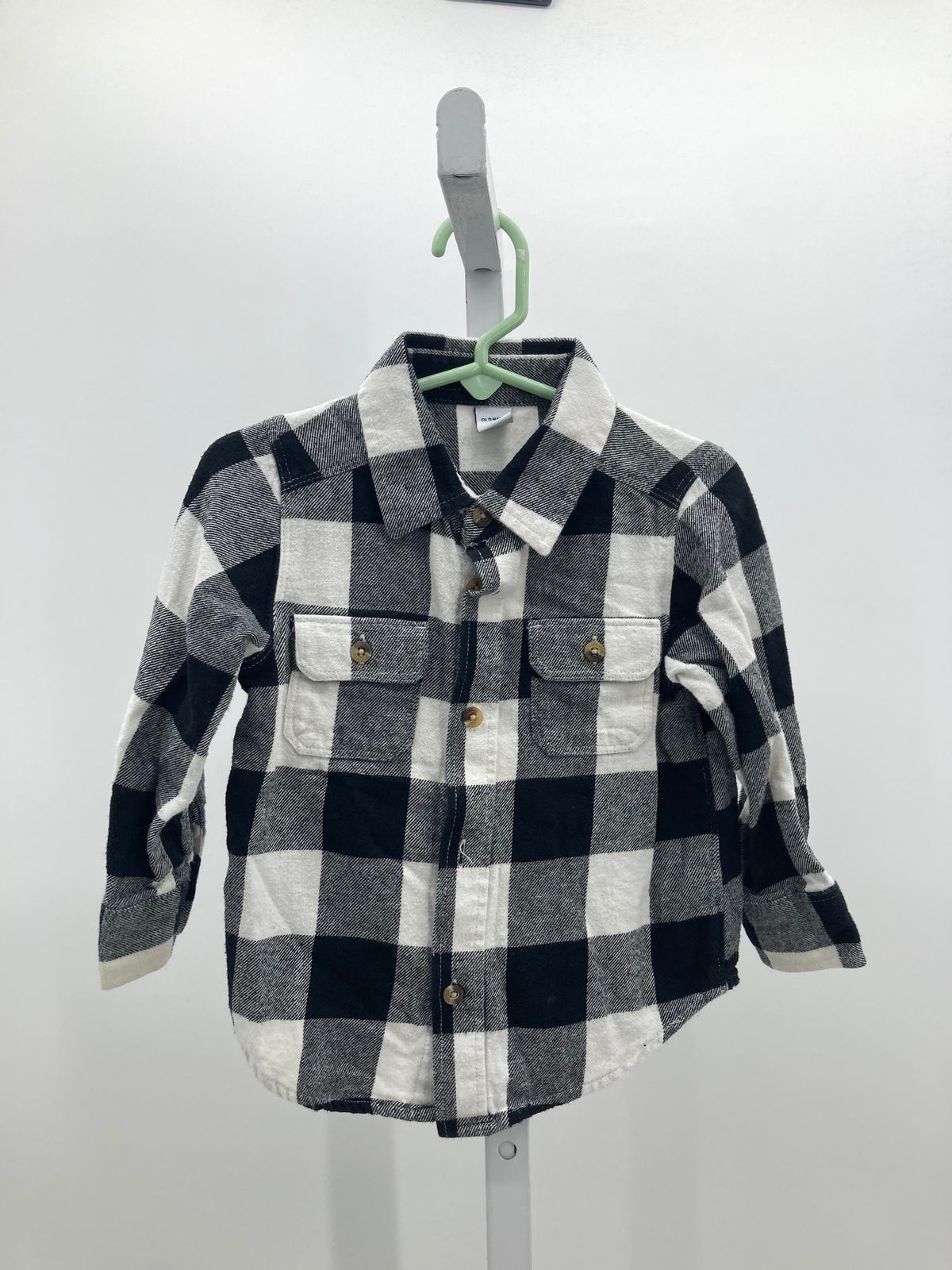 PLAID BTN DOWN