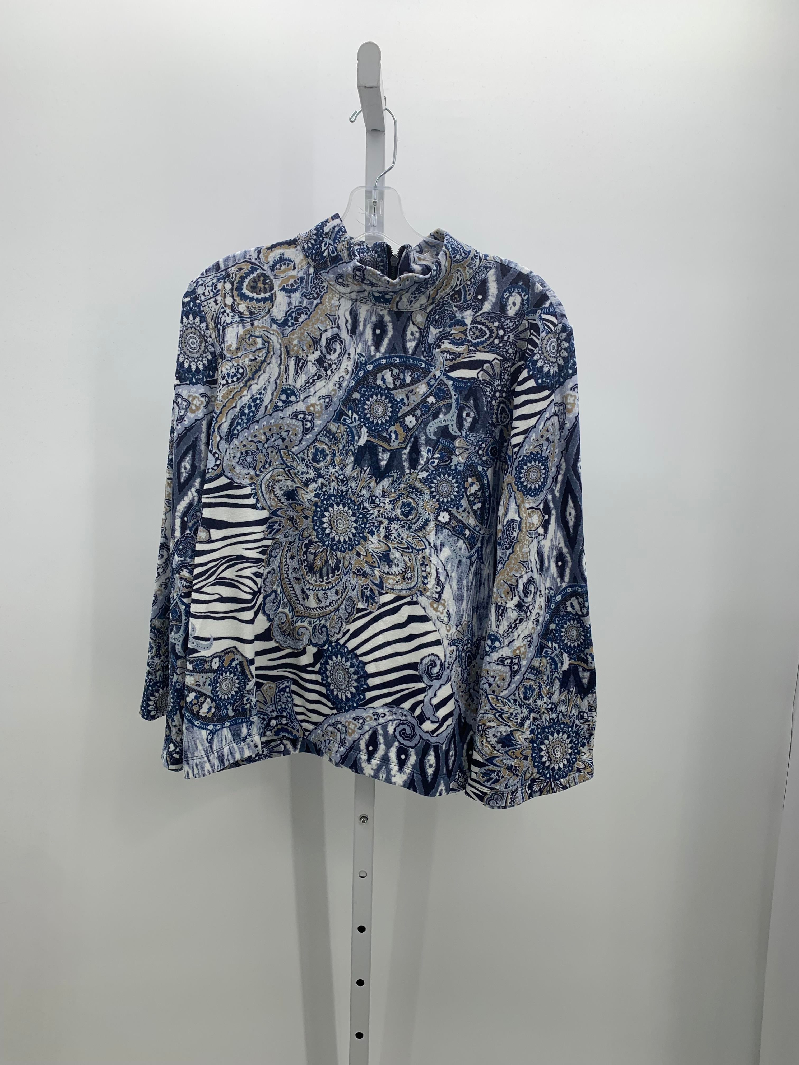 Chico's Size Medium Misses Long Sleeve Shirt