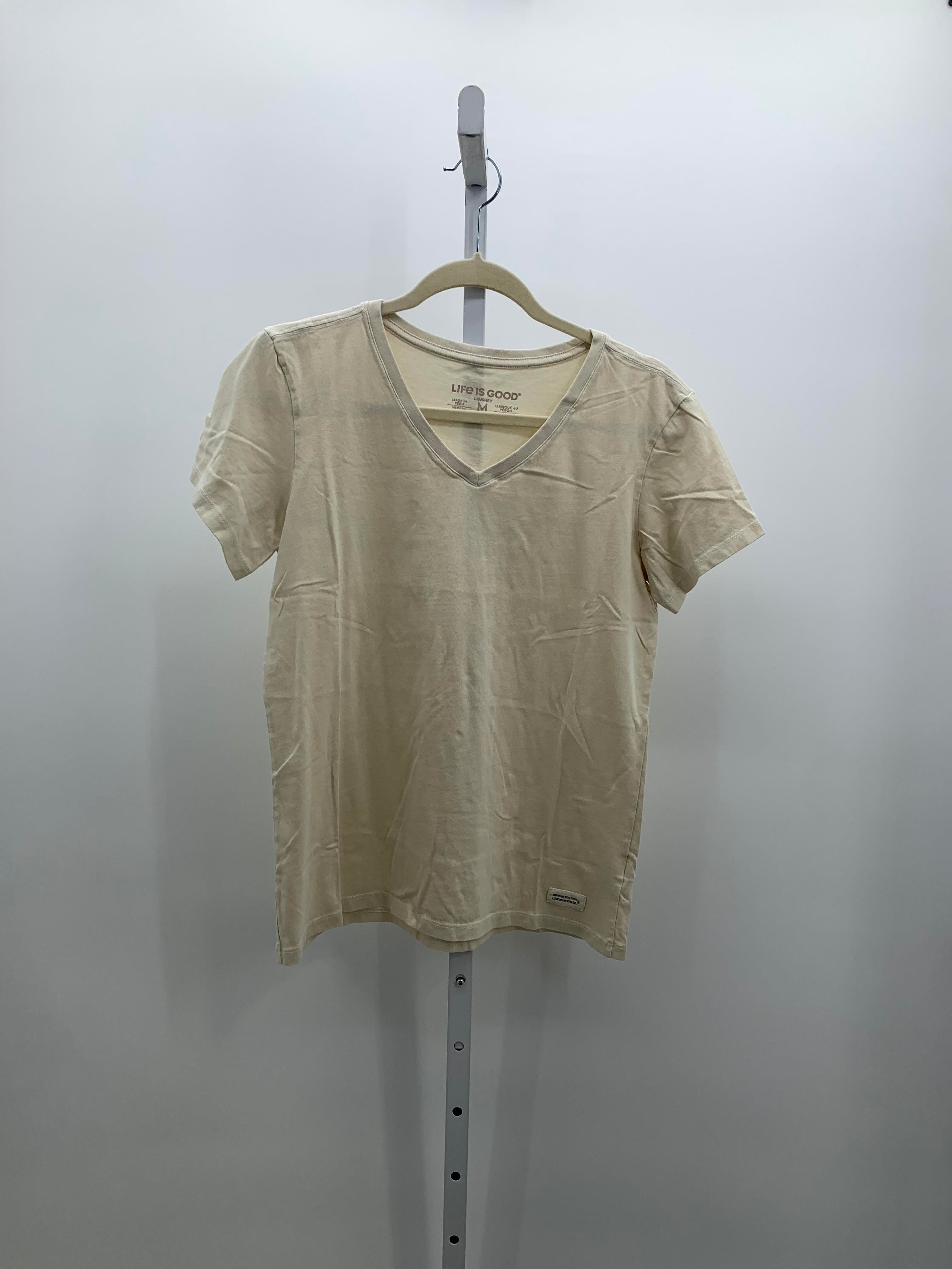 Life is Good Size Medium Misses Short Sleeve Shirt