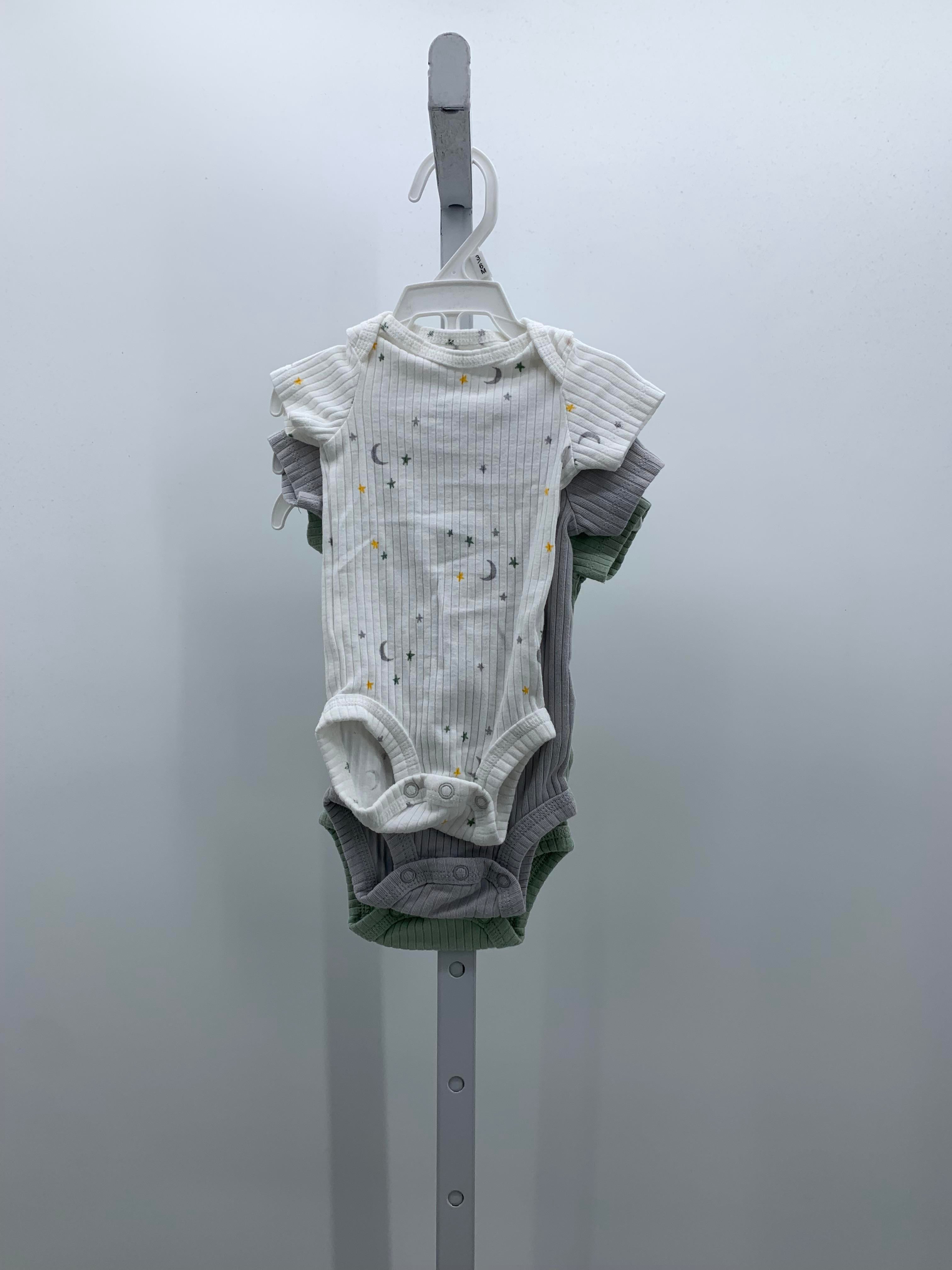 THREE RIBBED SHORT SLV BODY SUIT