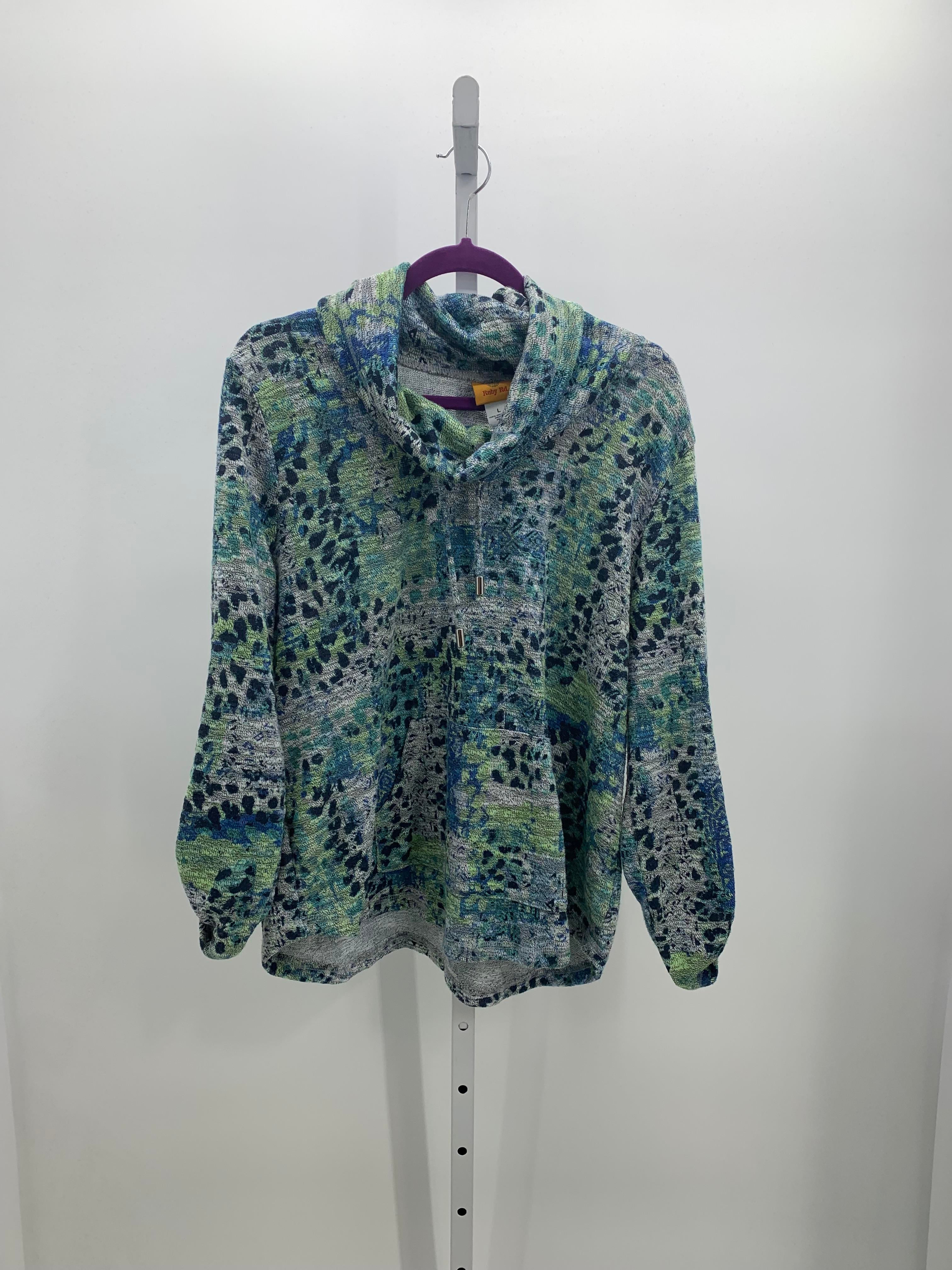 Ruby Rd. Size Large Misses 3/4 Sleeve Shirt