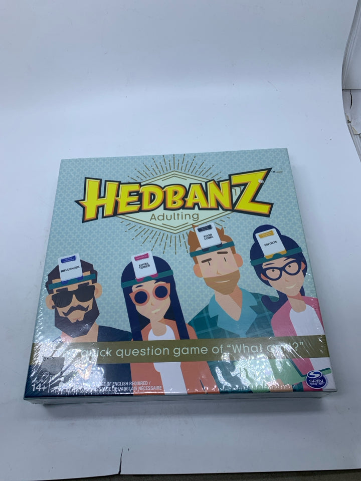 NIB HEDBANZ ADULTING GAME.