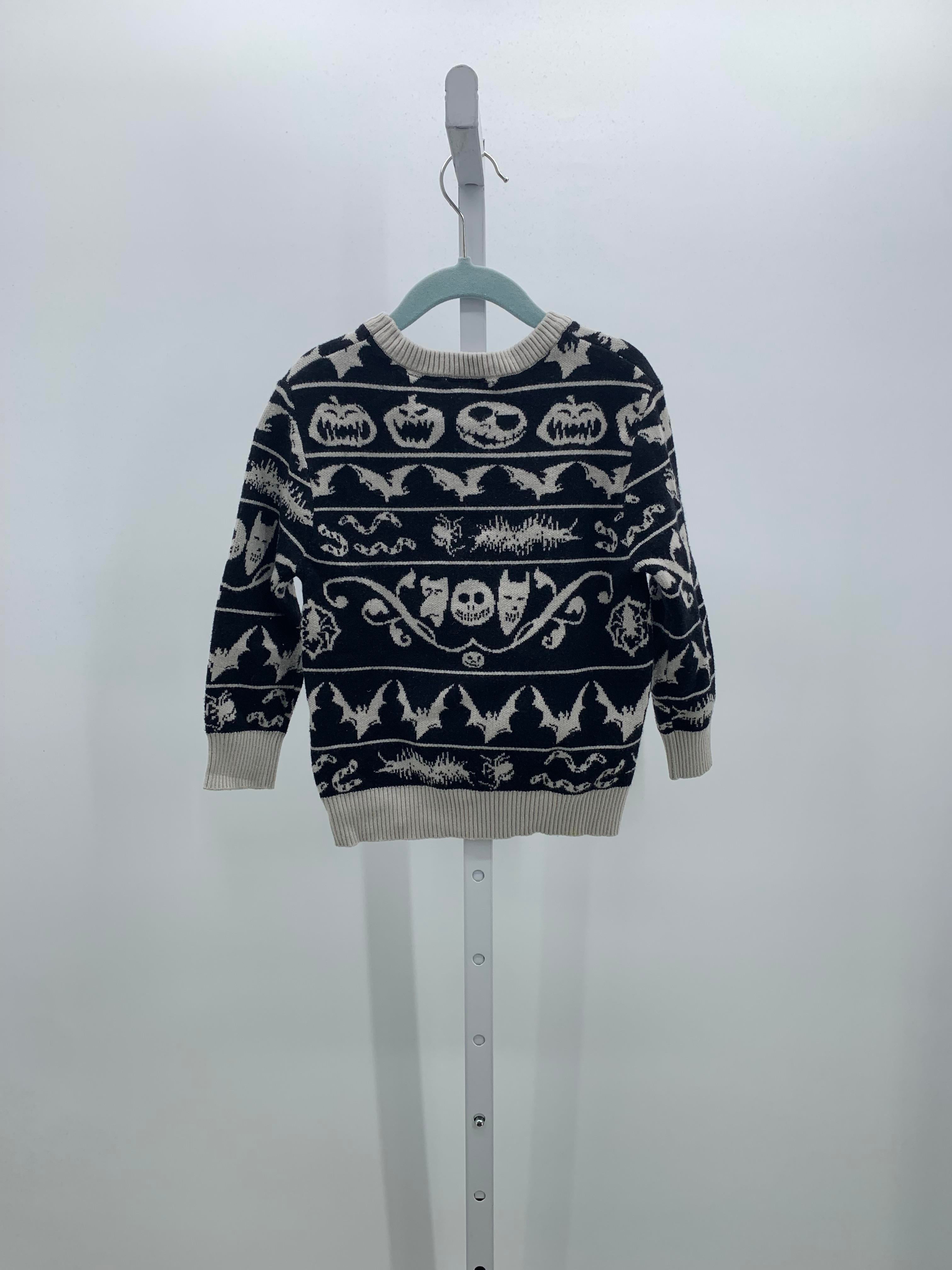 LONG SLV SWEATER JACK SKELETON
