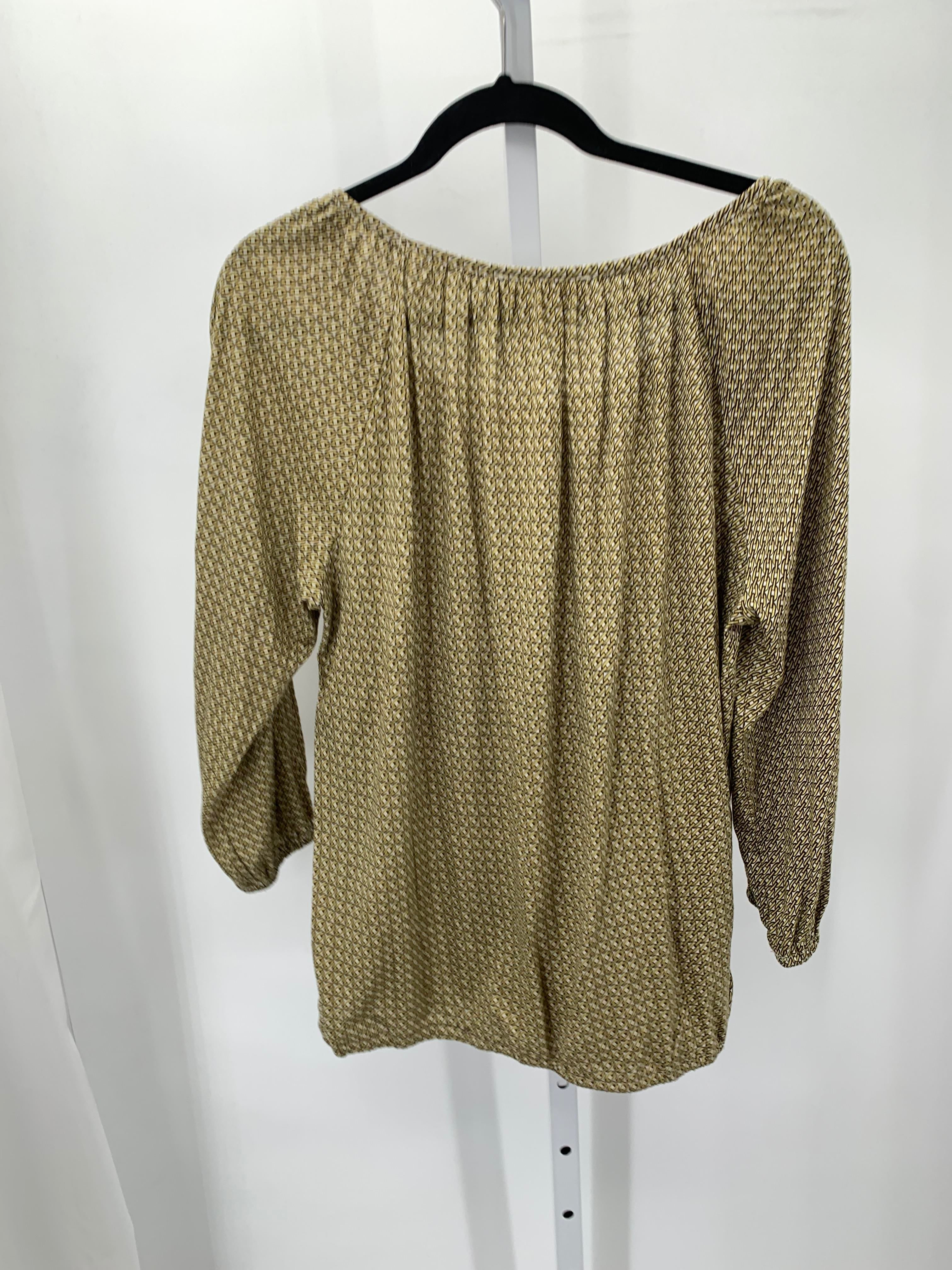 Michael Kors Size Medium Misses 3/4 Sleeve Shirt