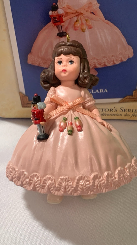 HALLMARK DANCING CLARA NUTCRACKER ORNAMENT.