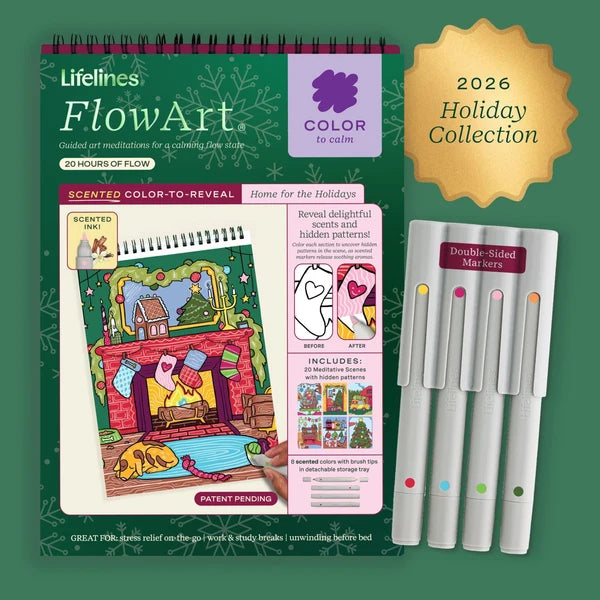 New FlowArt® - Scented Color-to-Reveal, Home for the Holidays