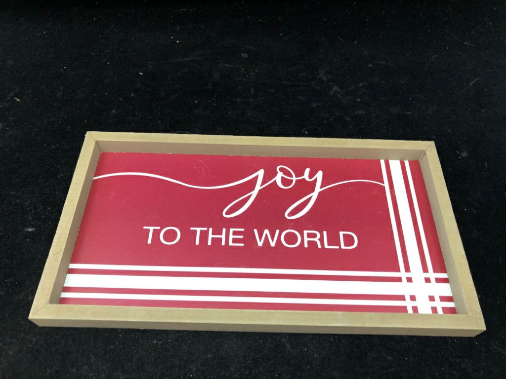 JOY TO THE WORLD WALL DECOR.