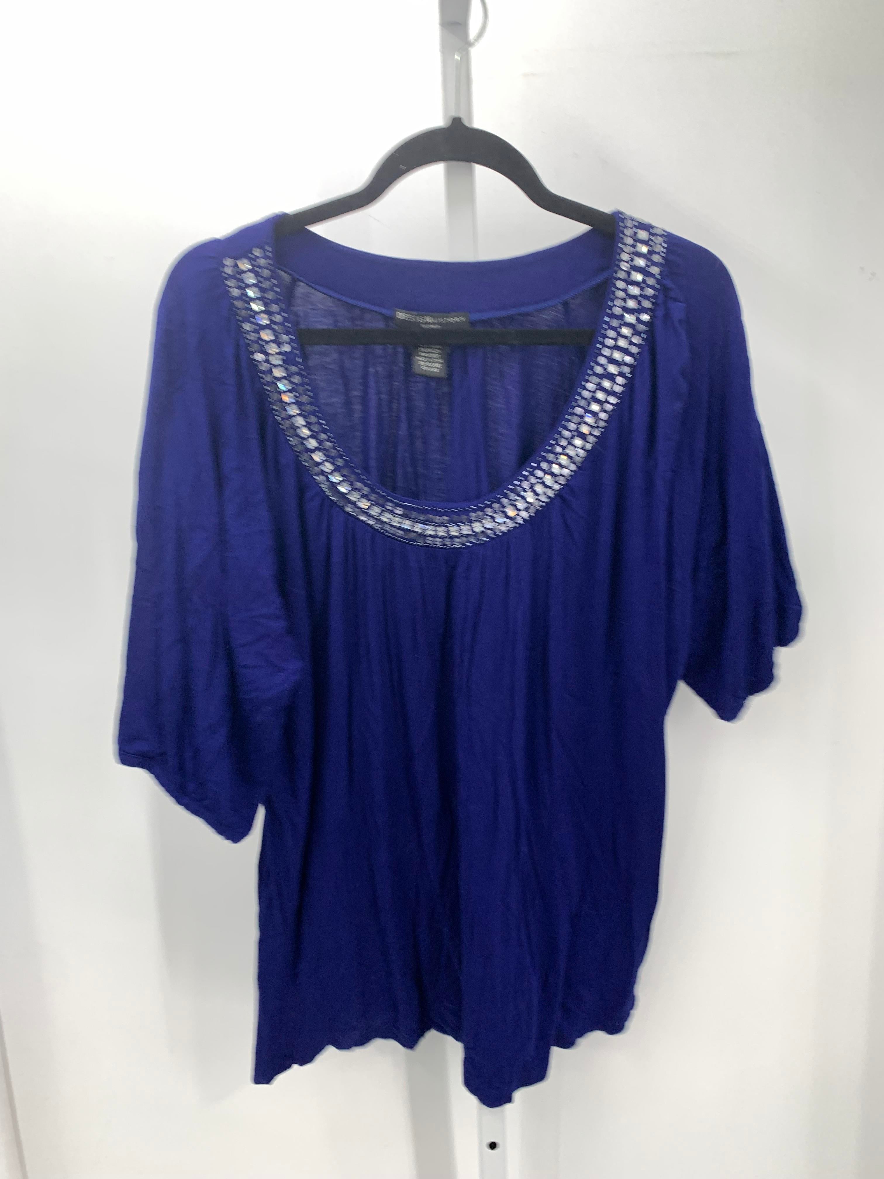 Design History Size 2X Womens Short Sleeve Shirt