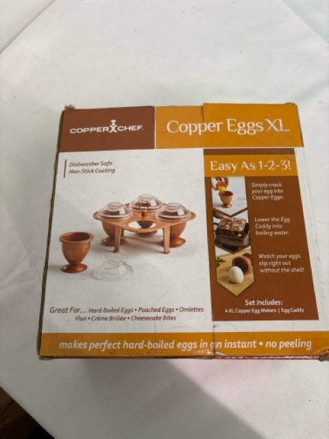 COPPER EGG COOKER- IN BOX