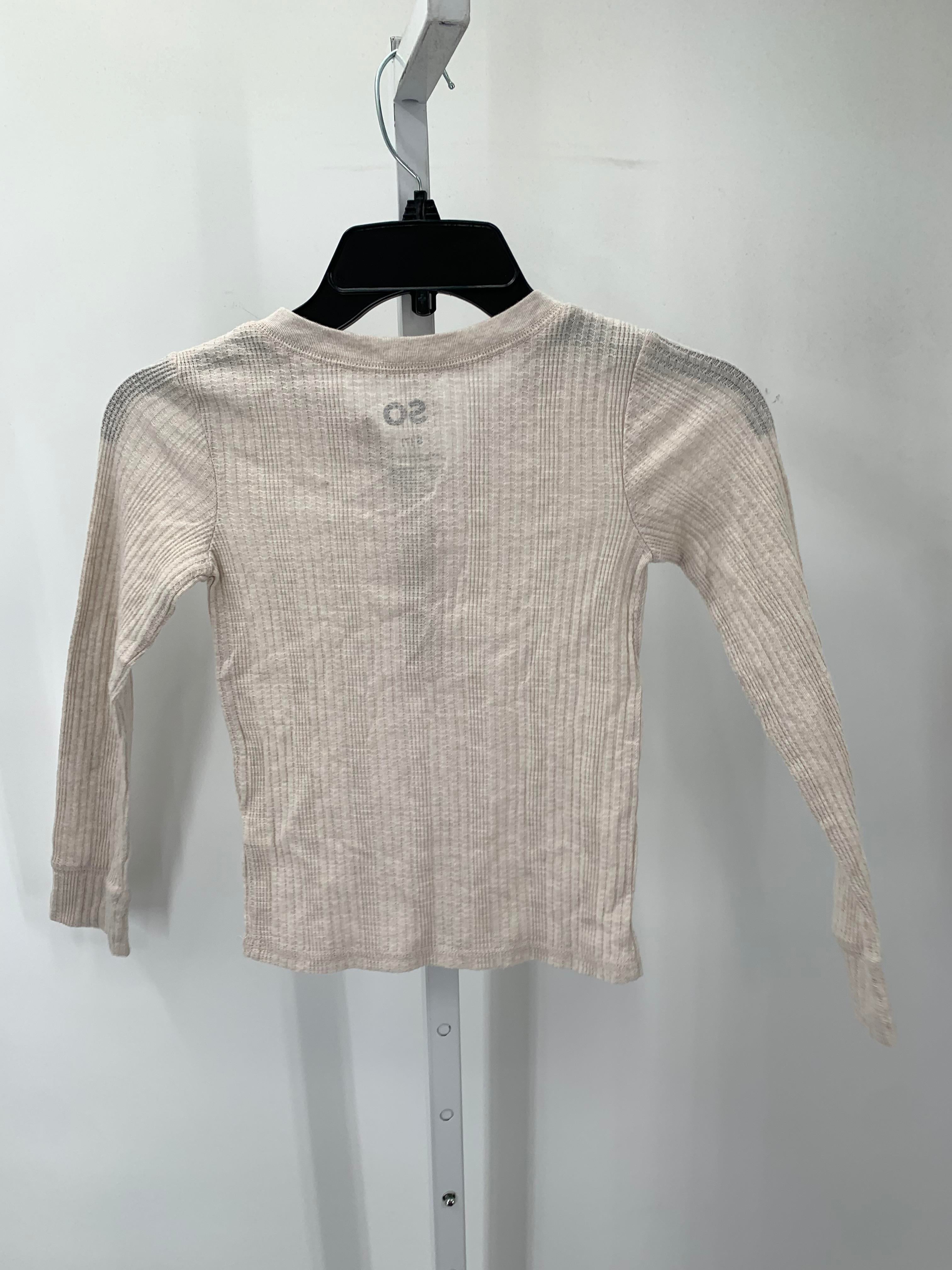 SO Size 7 Girls Long Sleeve Shirt