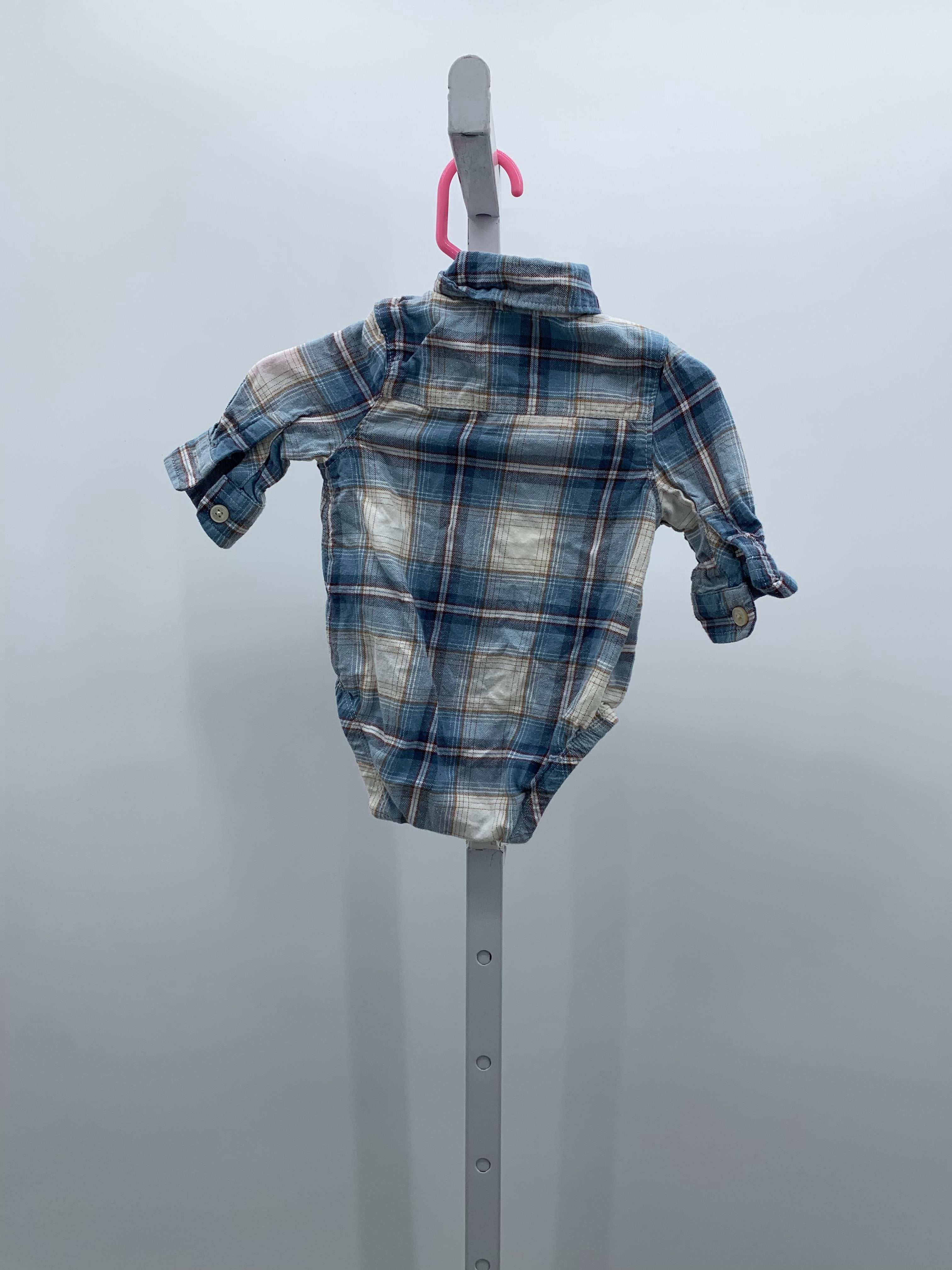 PLAID BTN DOWN