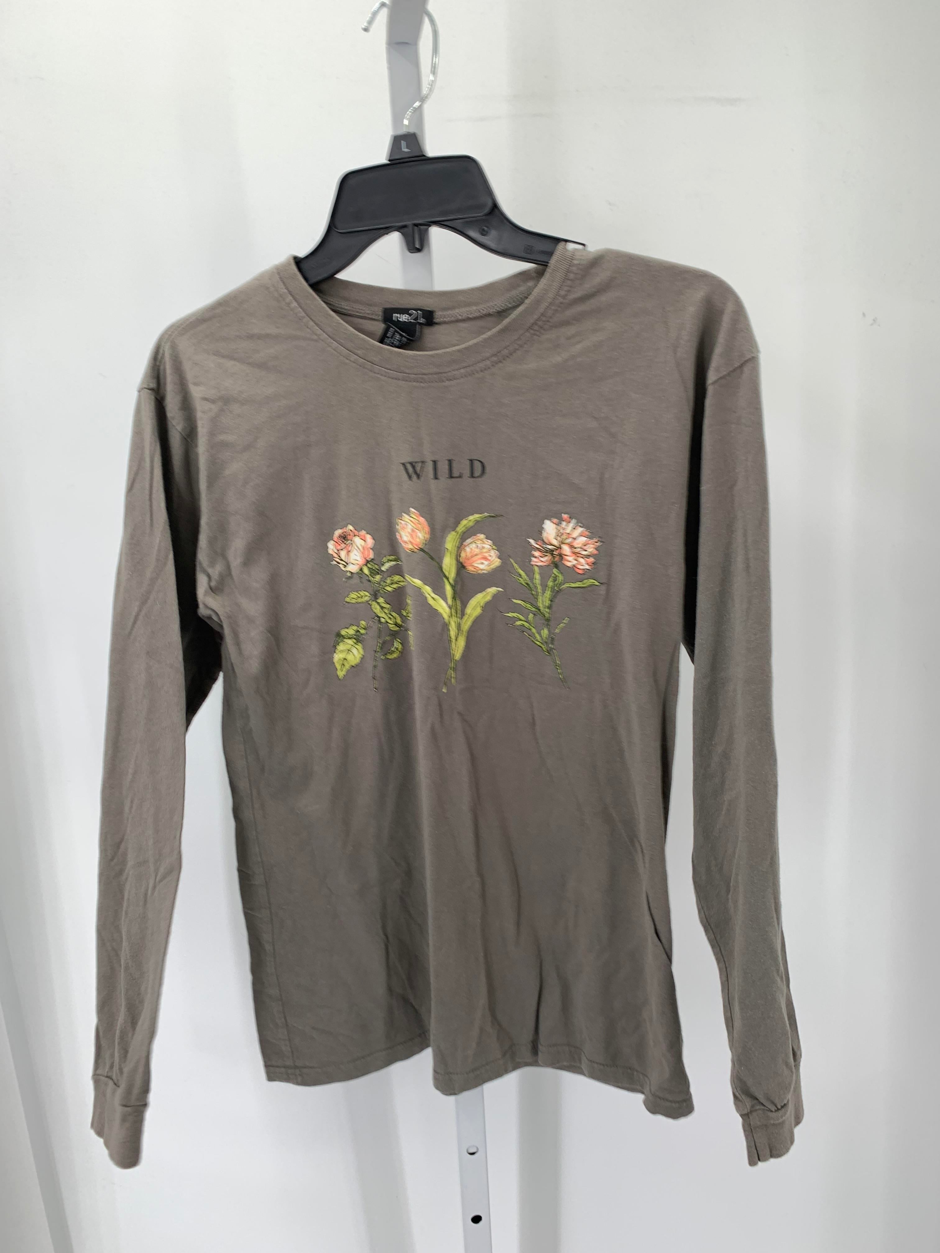 rue21 Size Medium Juniors Long Sleeve Shirt