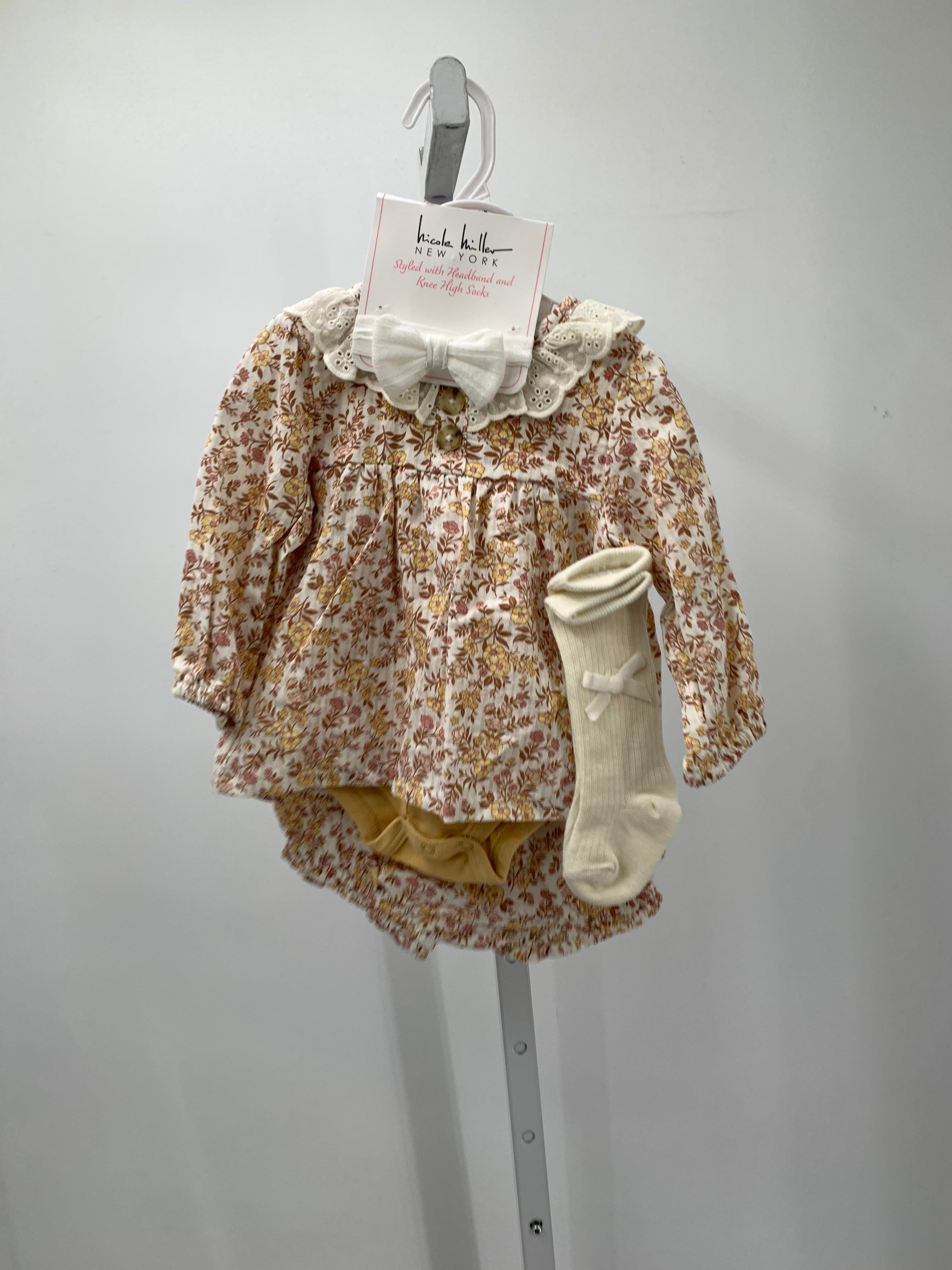 Nicole Miller Size 6-9 mon Girls 2 Pieces