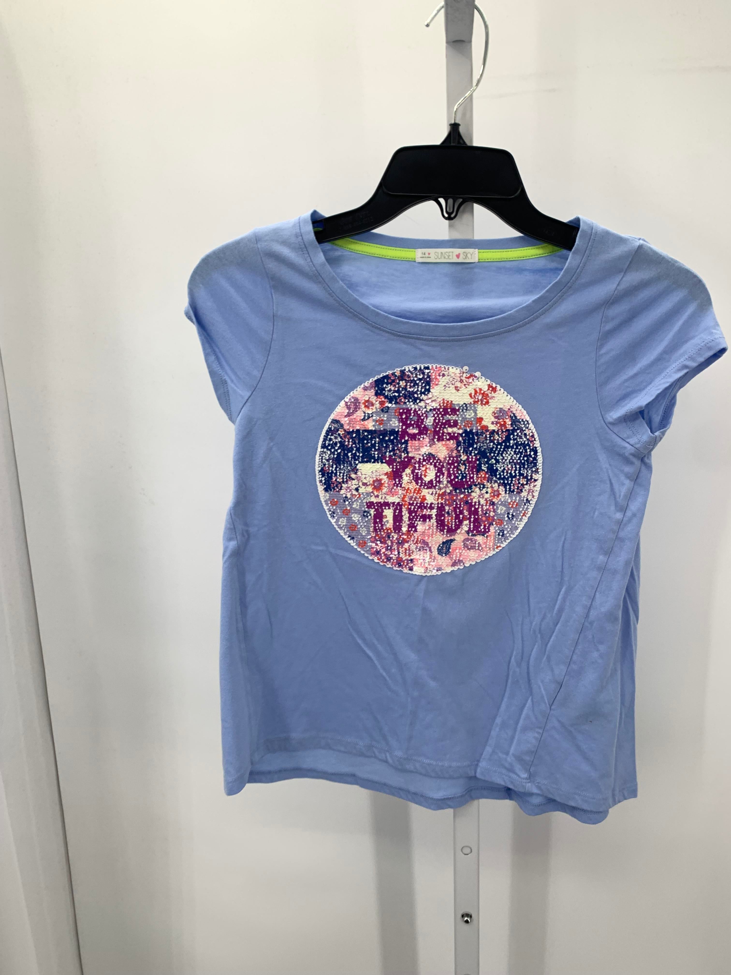 Size 14 Girls Short Sleeve Shirt