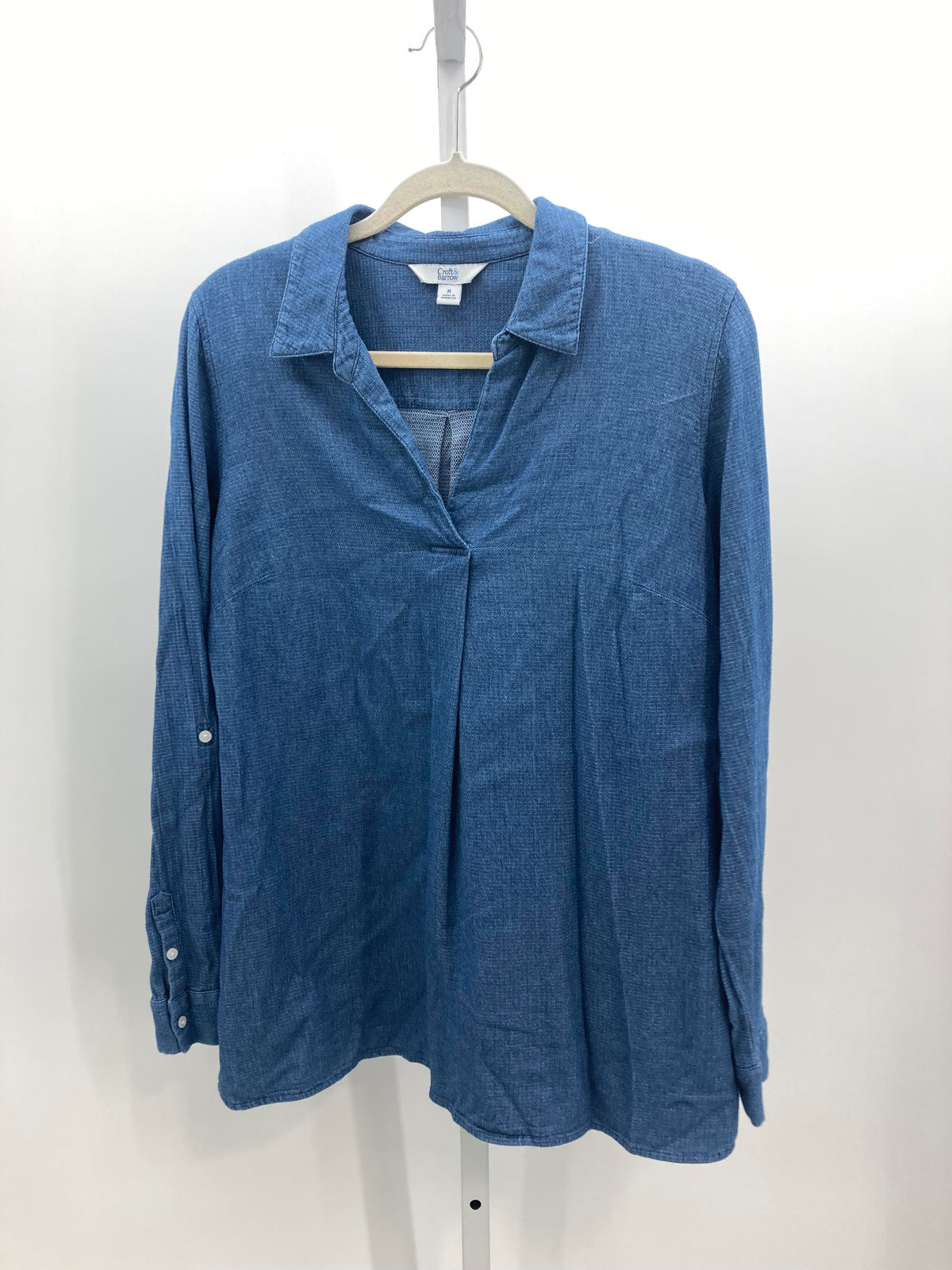 Croft & Barrow Size Medium Misses Long Sleeve Shirt