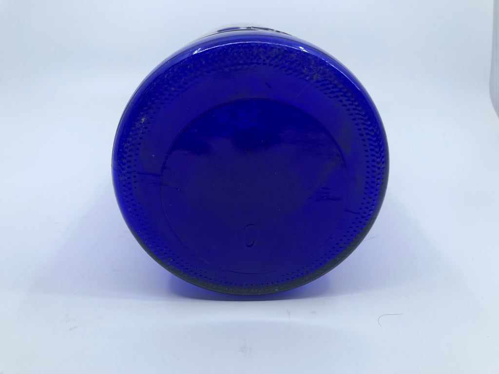 COBALT BLUE BOTTLE.