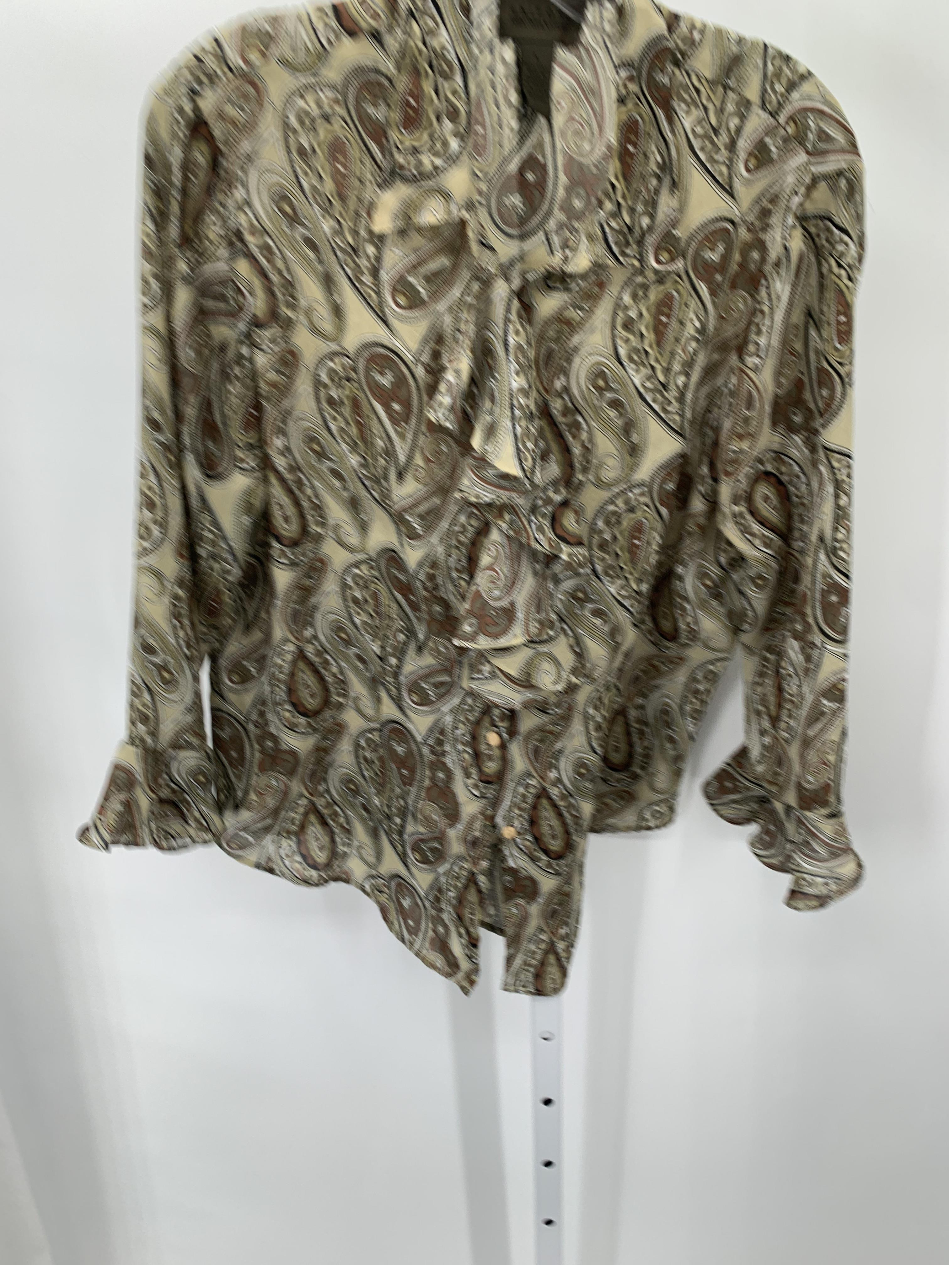 John Paul Richard Size Large Misses Long Sleeve Shirt