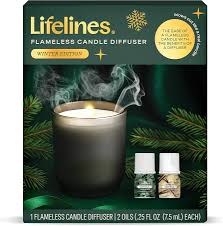Flameless Candle Diffuser with 2 ClickWicks® - Winter Edition - New