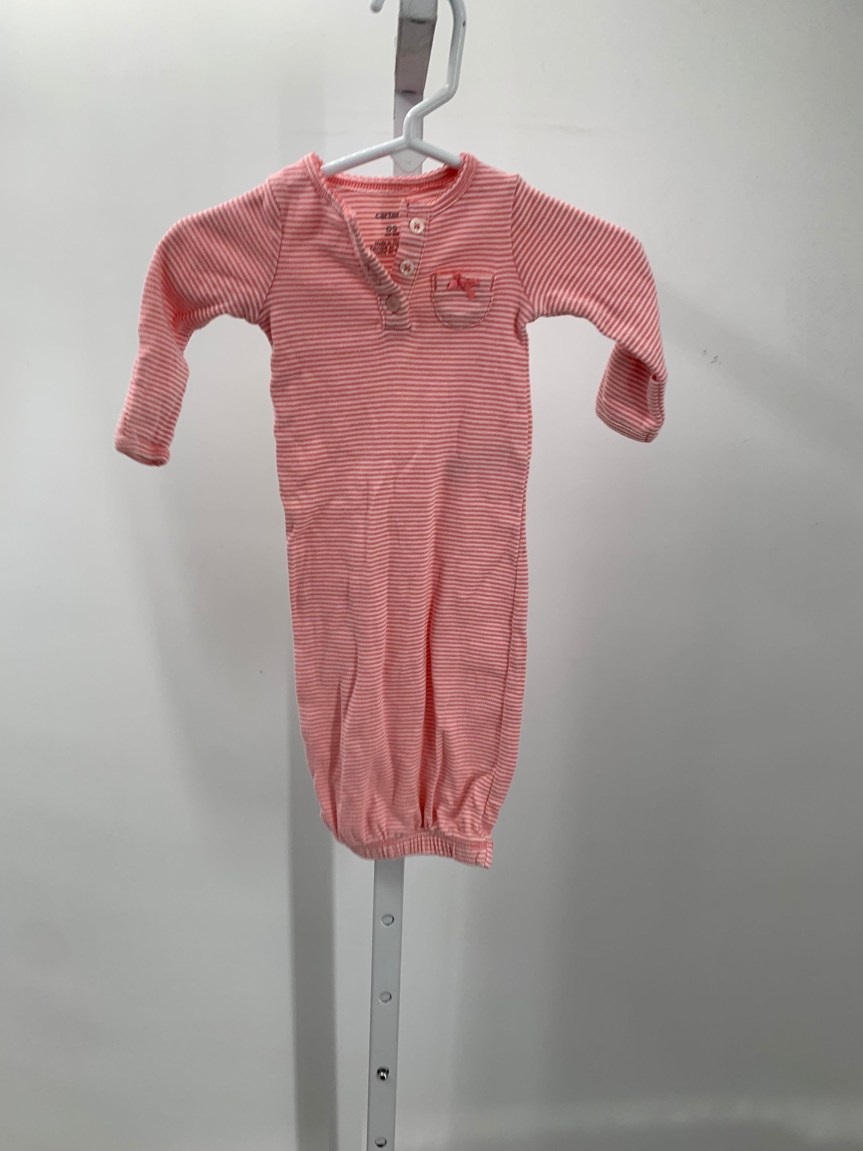 Carters Size 0-3 months Girls Gown Sleeper