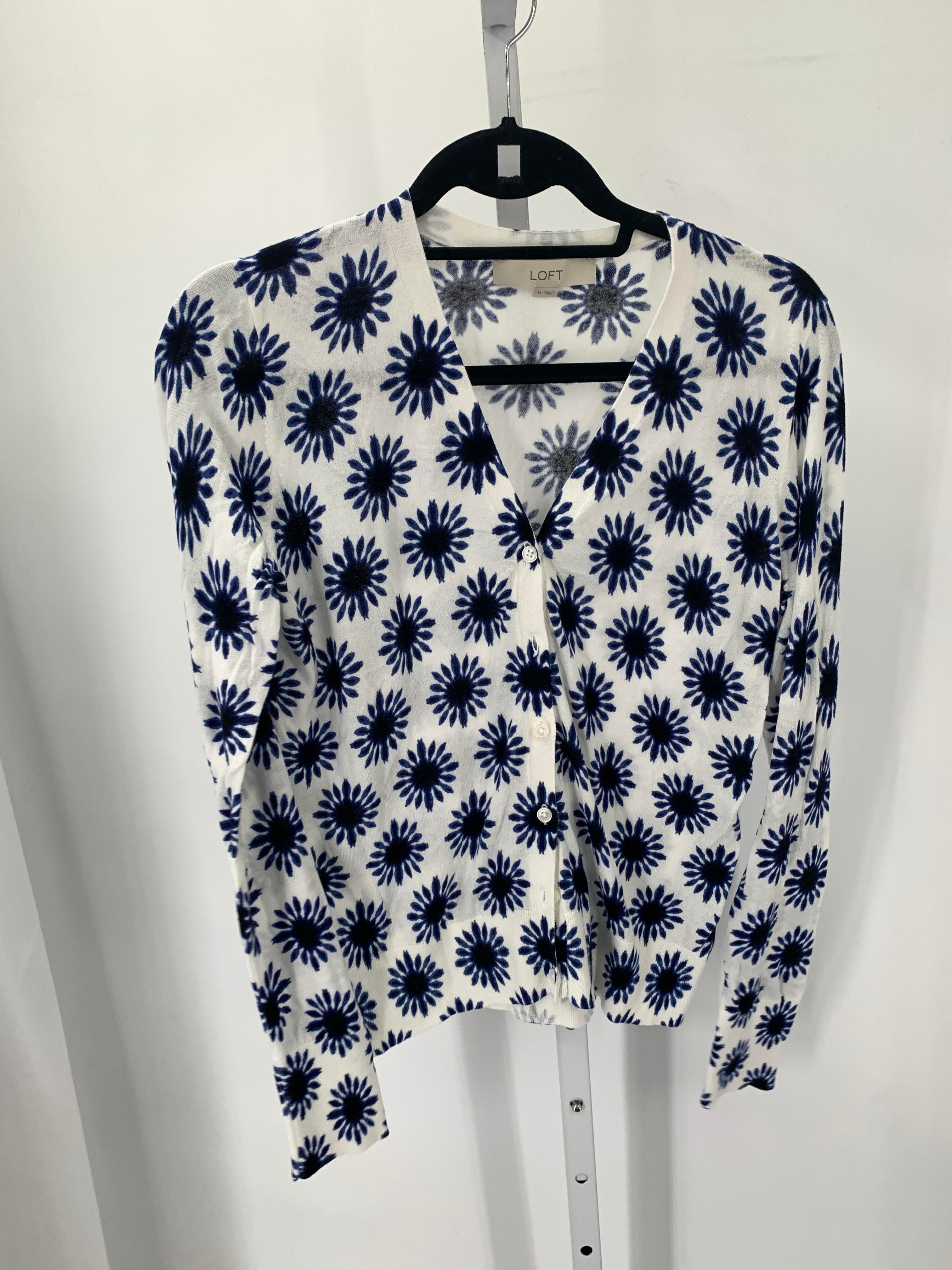 Loft Size Medium Misses Long Slv Sweater