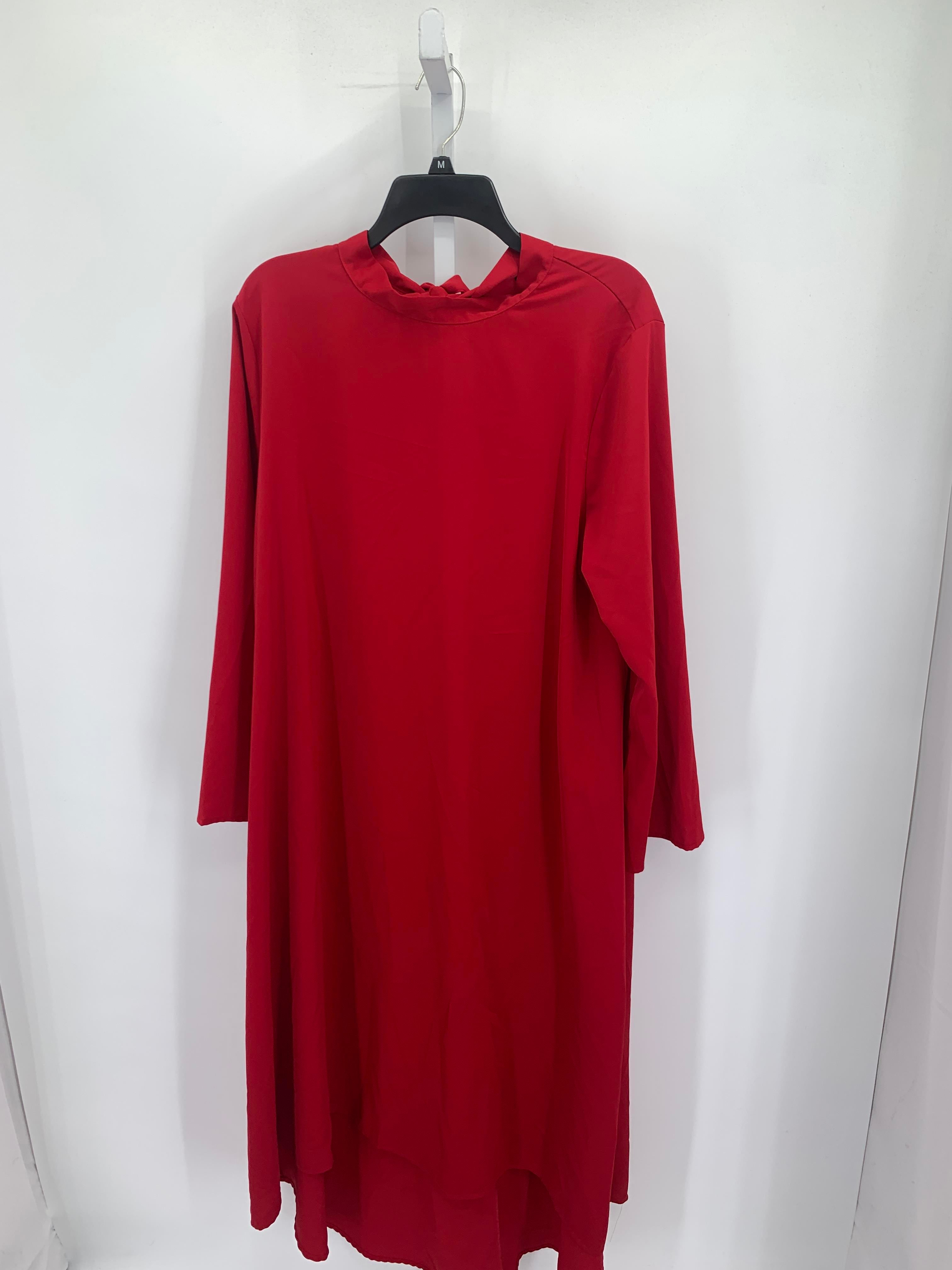 Size 2X Womens Long Sleeve Dress