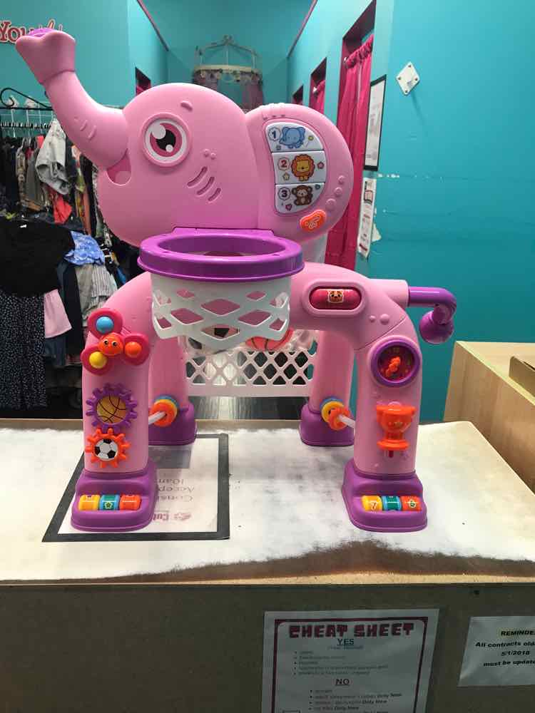 WANBIN Pink Basketball Hoop & Soccer Goal Sports Toys