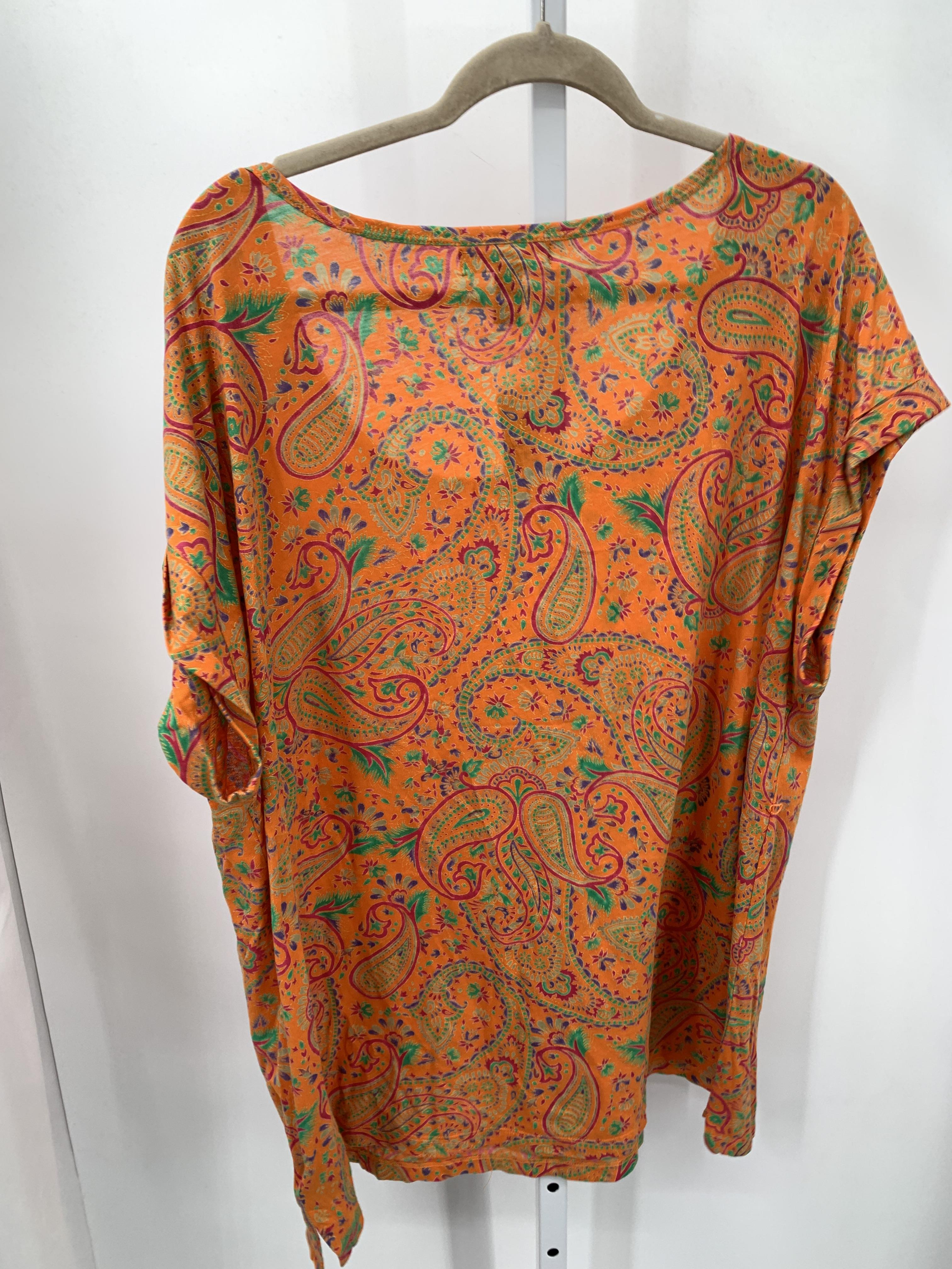 Ralph Lauren Size 3X Womens Short Sleeve Shirt