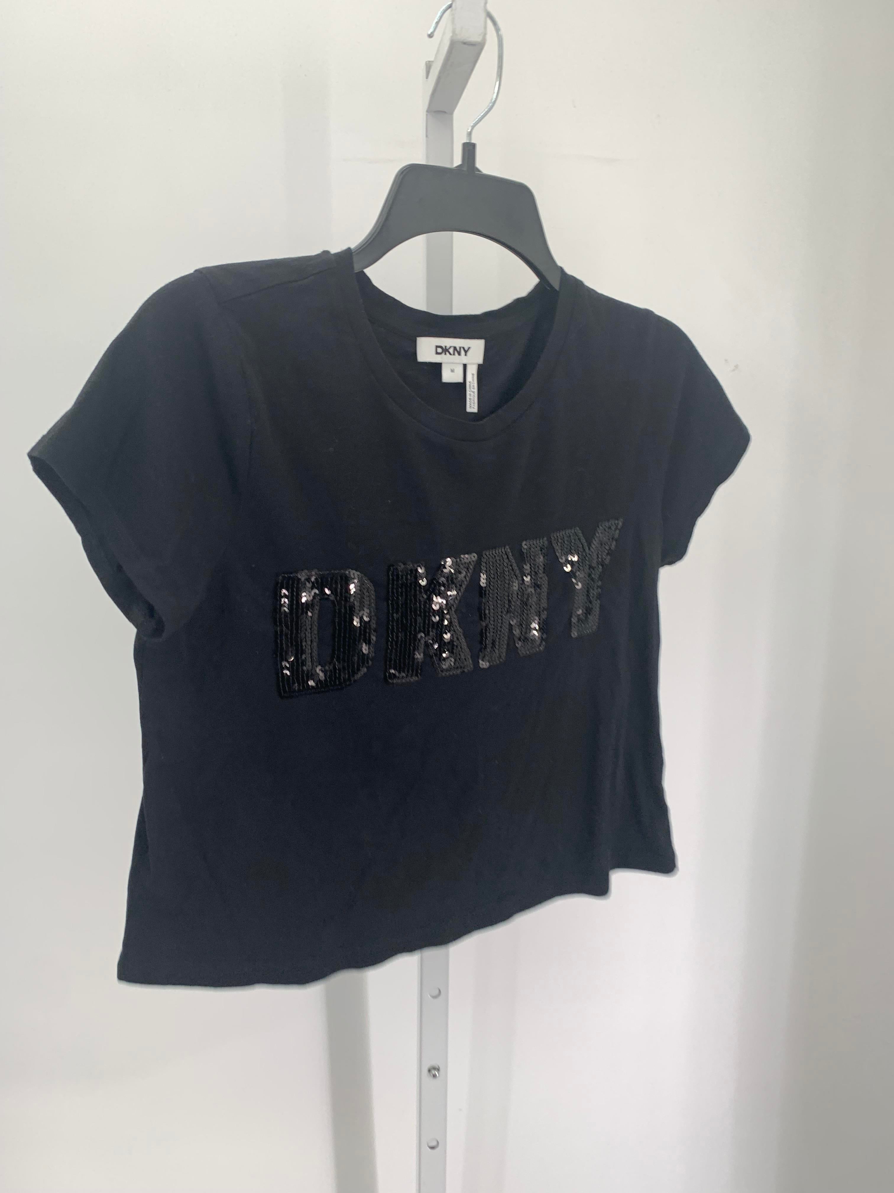 DKNY Size Medium Misses Short Sleeve Shirt