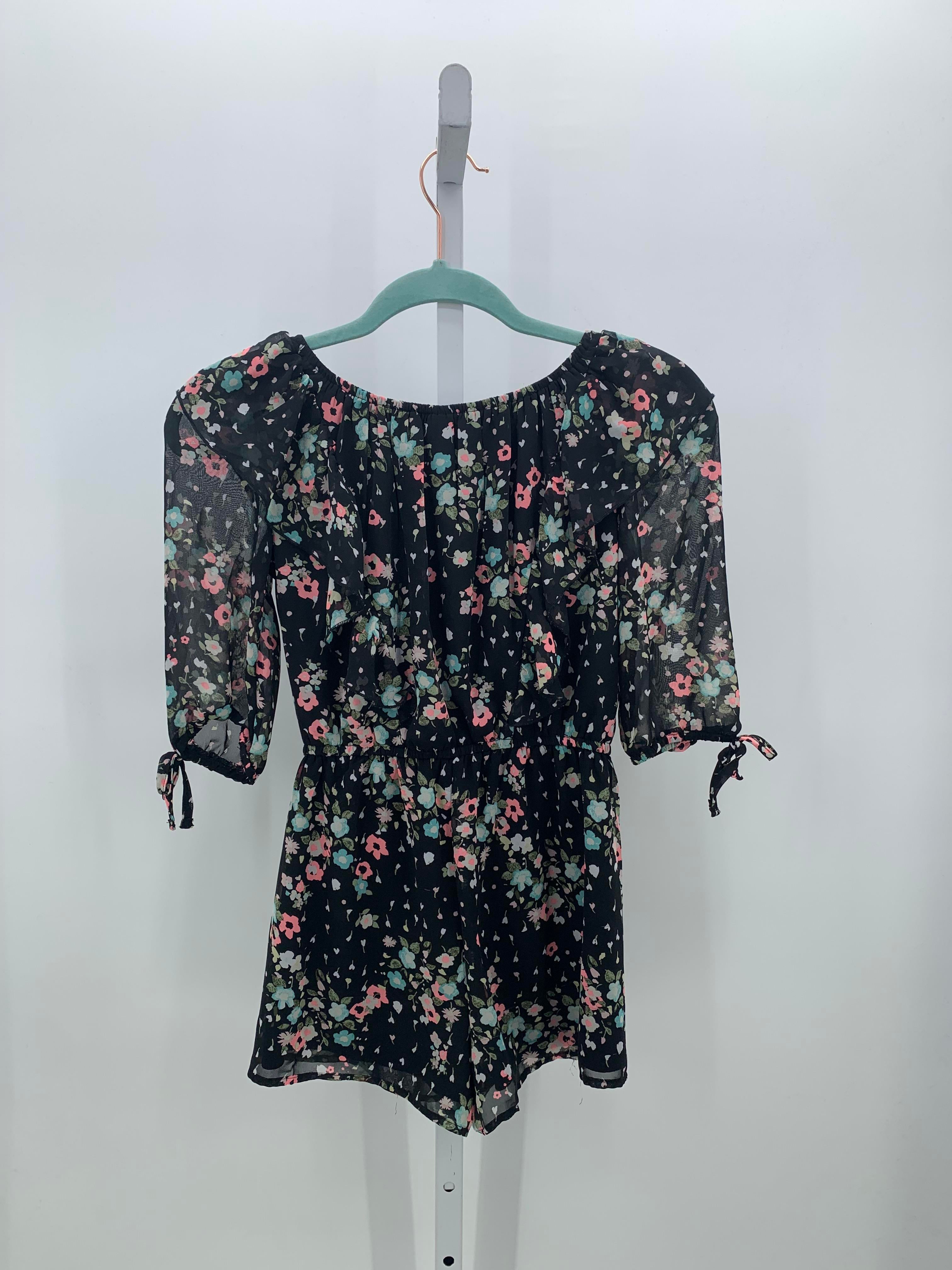 Justice Size 8 Girls Long Slv. Romper
