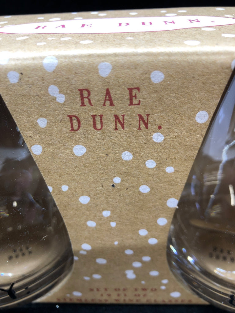 NIB "JOY" STEMLESS WINE GLASSES