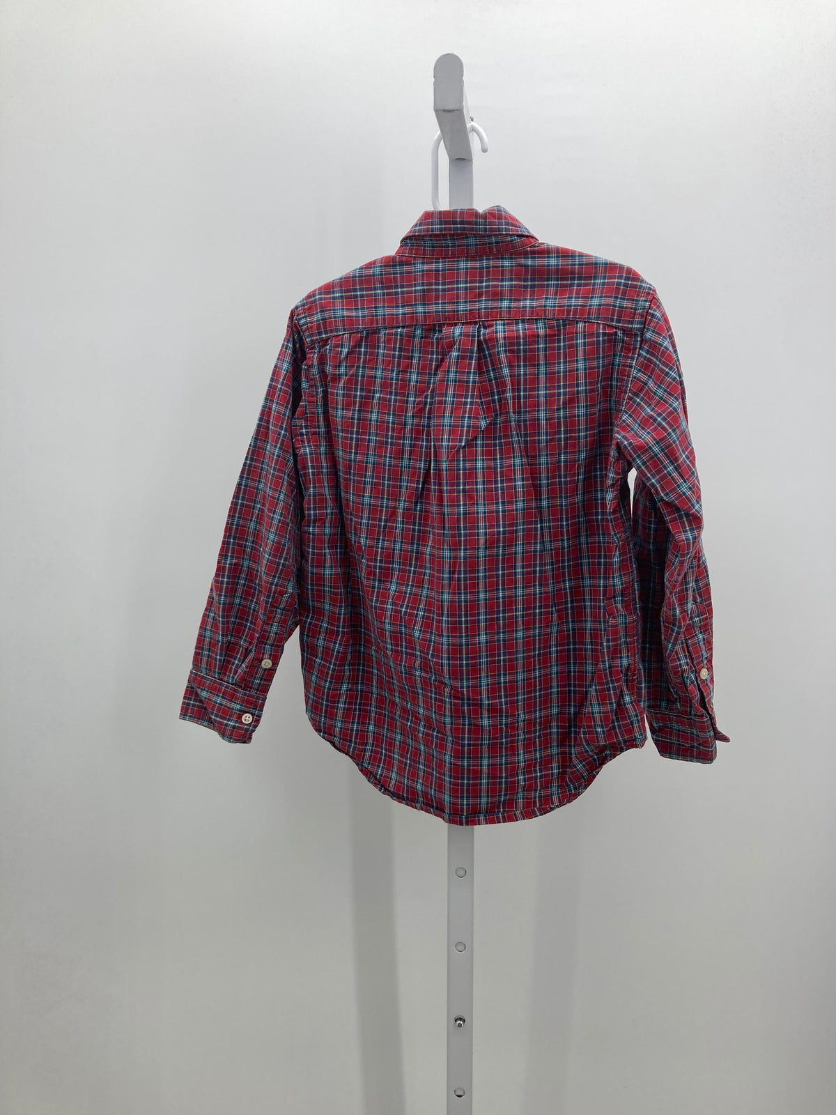 PLAID BTN DOWN