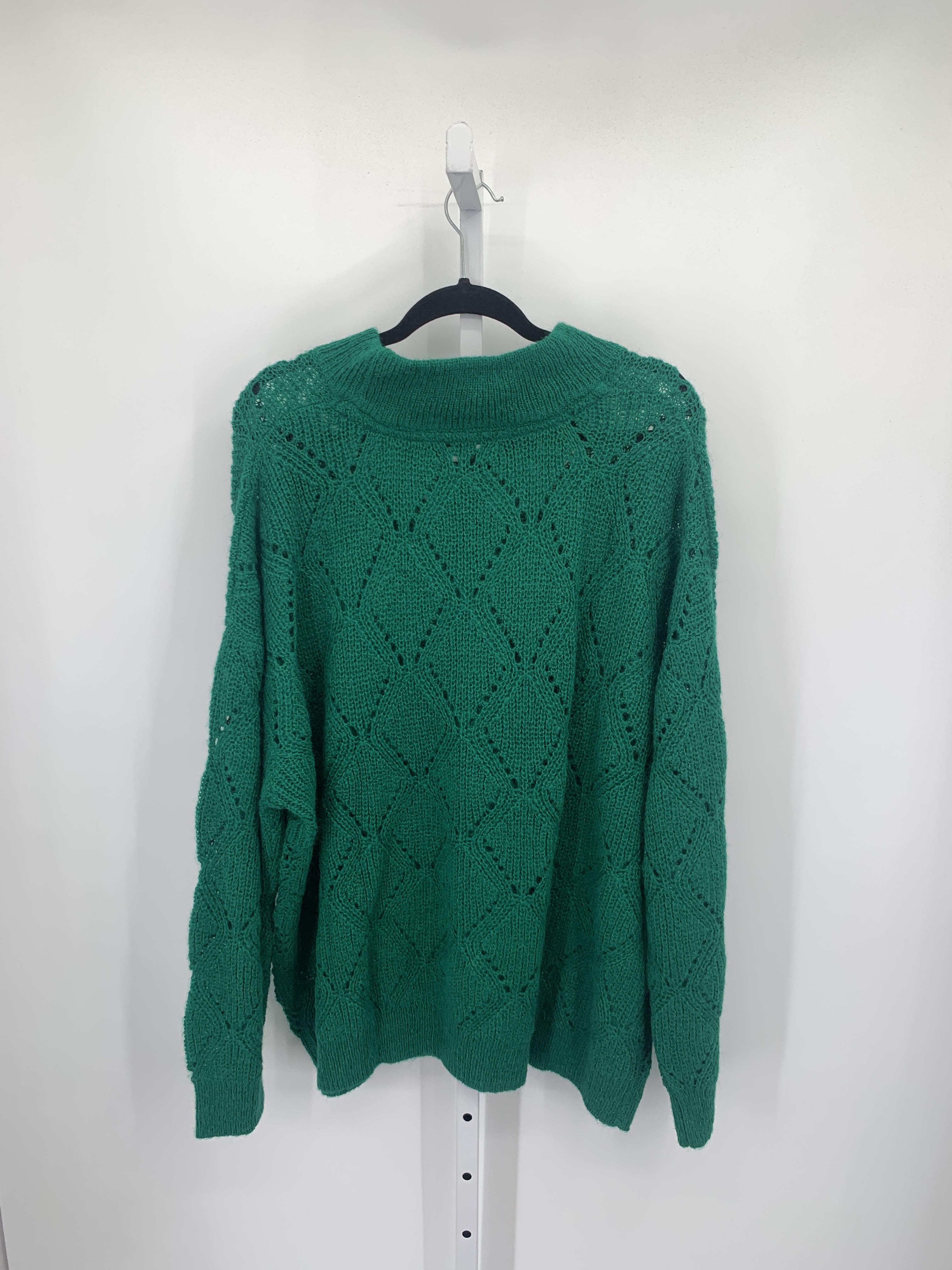 Size 22/24 W Womens Long Slv Sweater