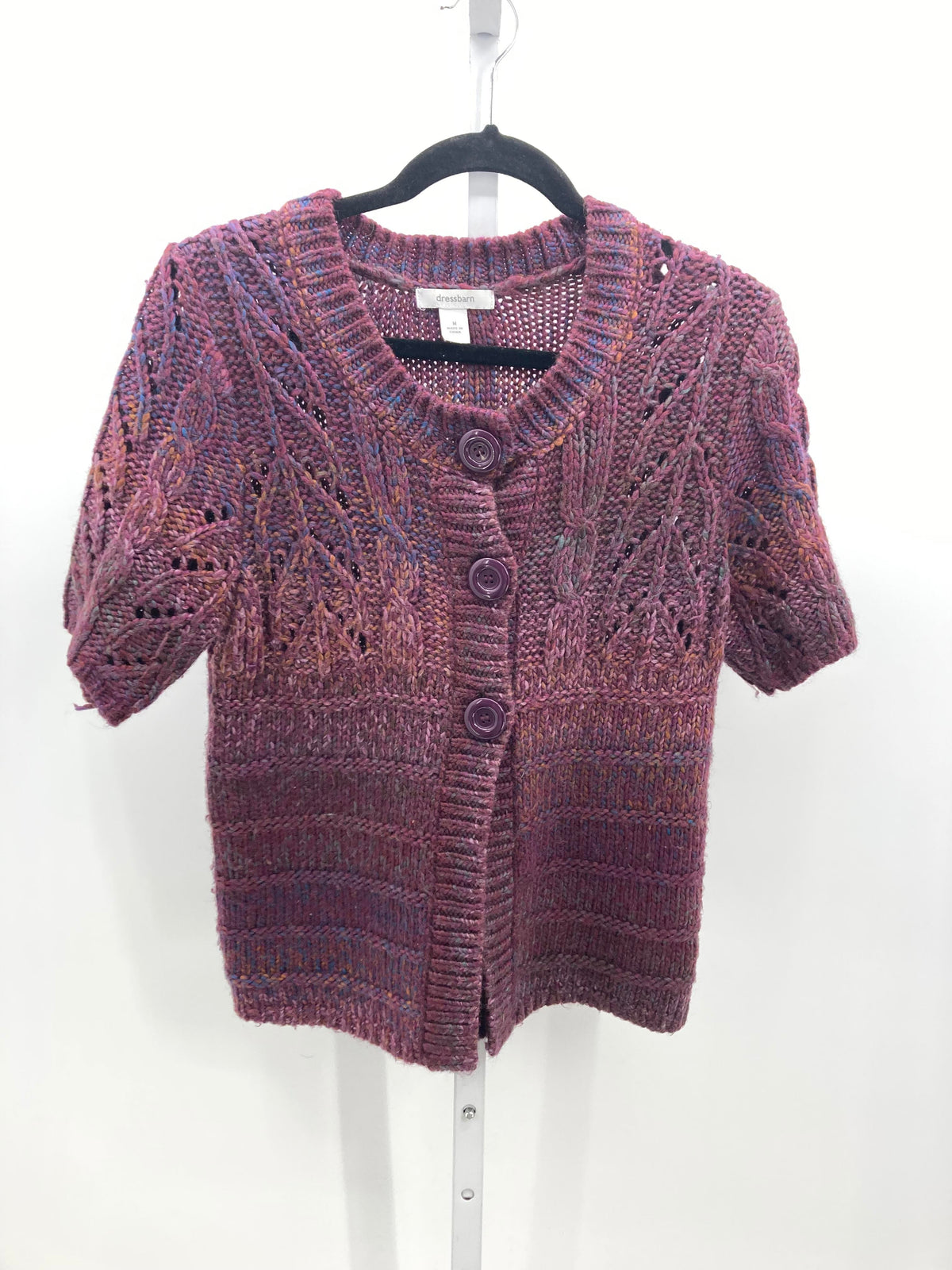 Dress Barn Size Medium Misses Short Slv Sweater
