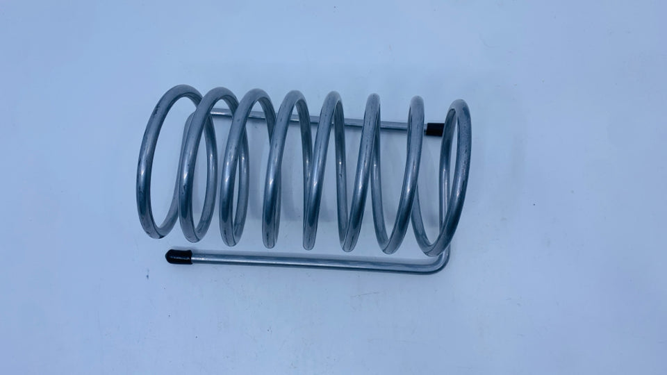 SILVER SPIRAL PAPER ORGANIZER.