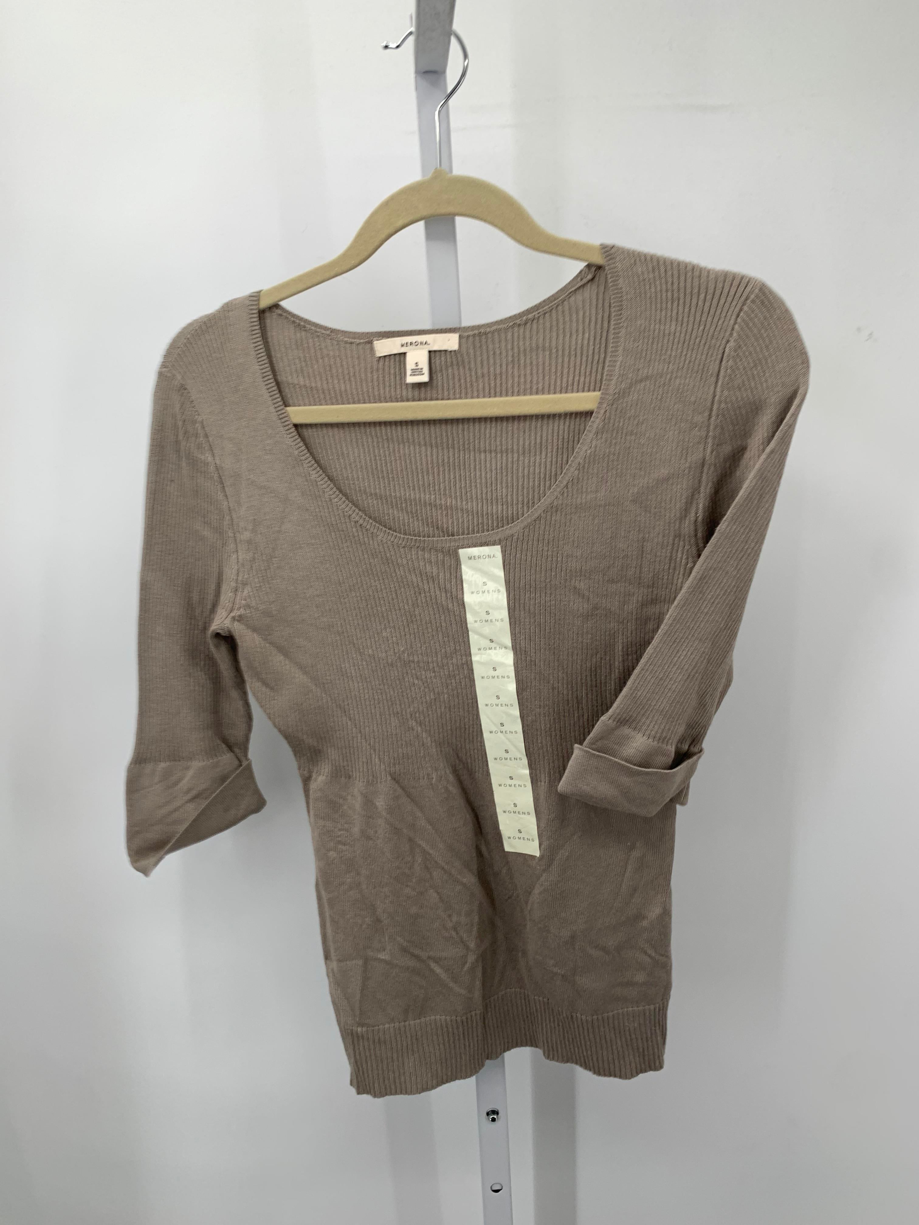 Merona Size Small Misses Short Slv Sweater