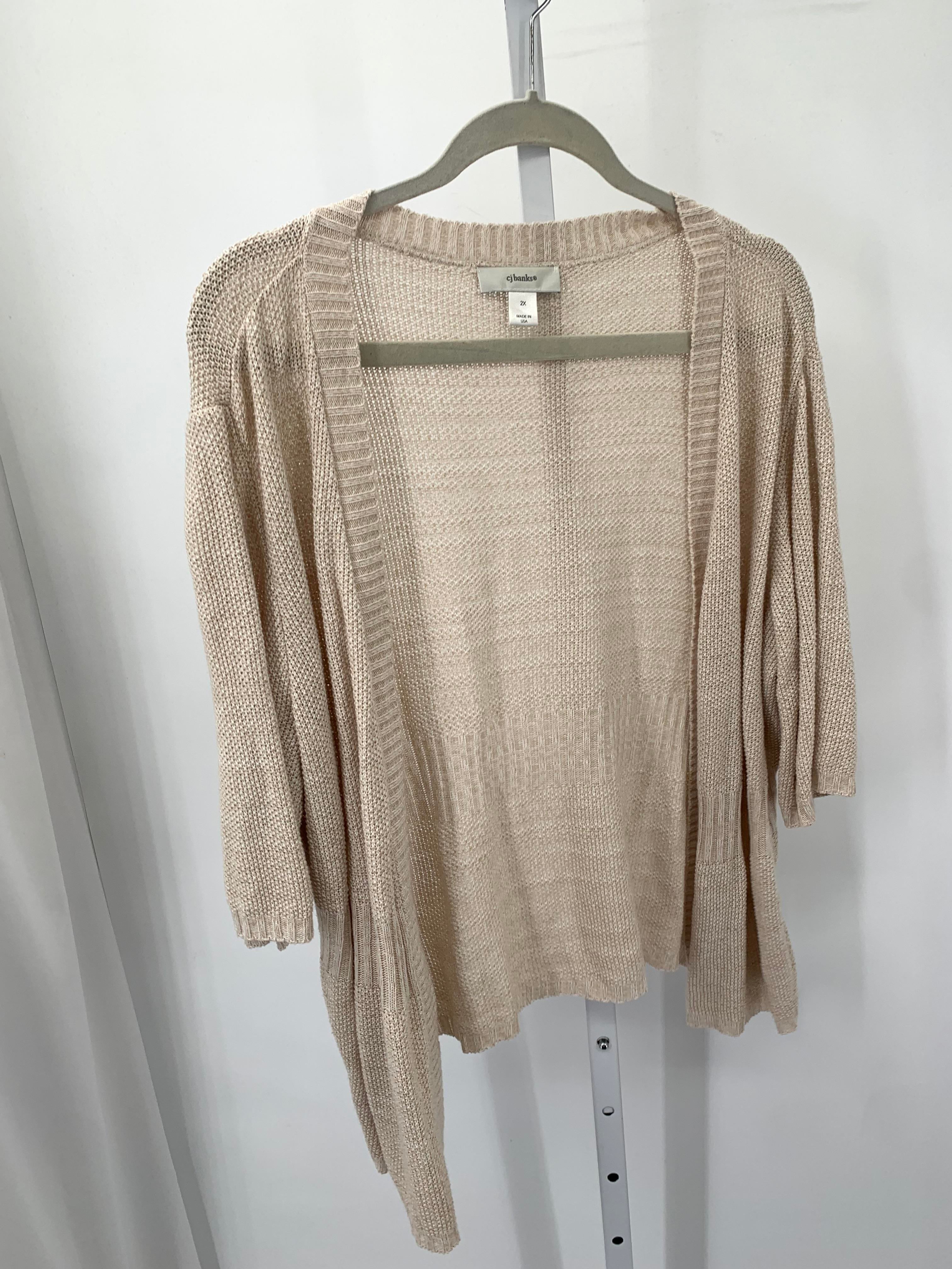 CJ Banks Size 2X Womens Cardigan