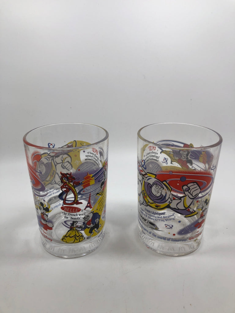 2 DISNEY 100 YEARS OF MAGIC TUMBLERS.