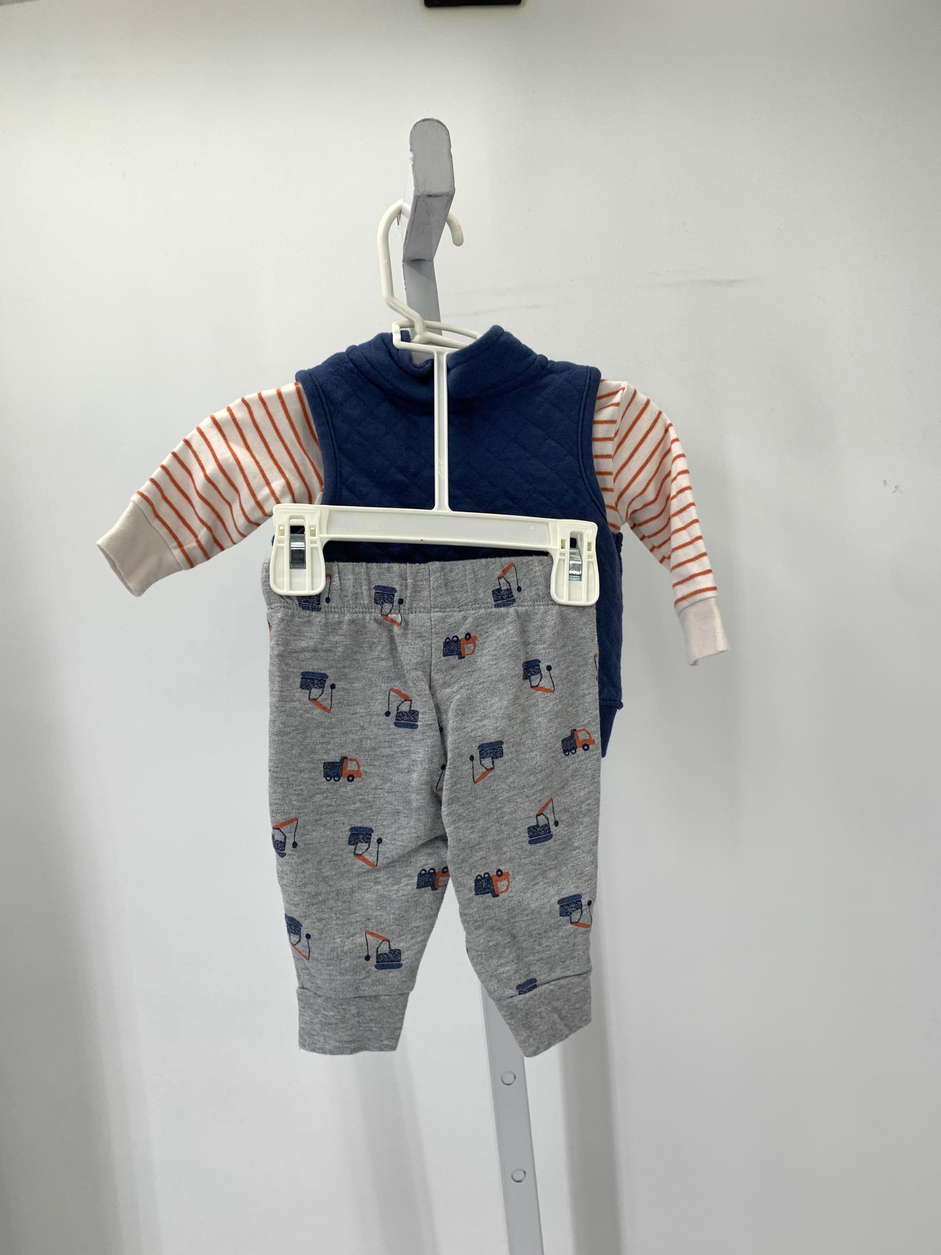 QUILTED VEST STRIPE SHIRT CARS PANTS