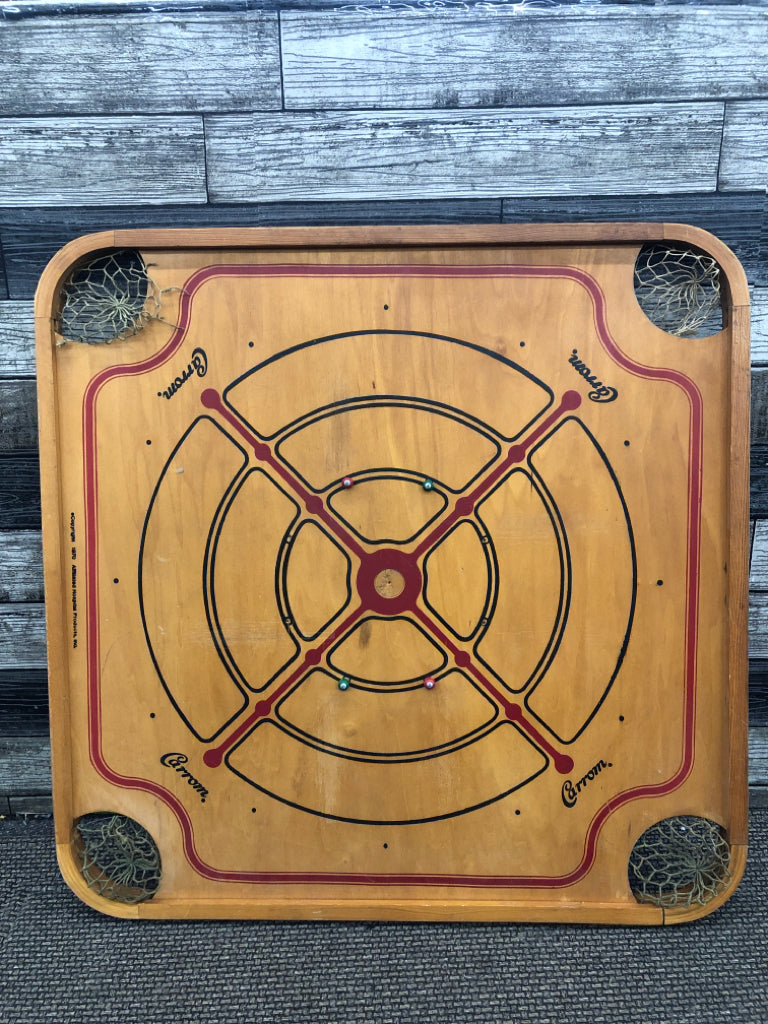 VTG GAME BOARD CARROM REVERSIBLE.